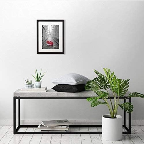 11×13 Picture Frame with Shatter-Resistant Glass – Use as 8×10 Frame with Mat…