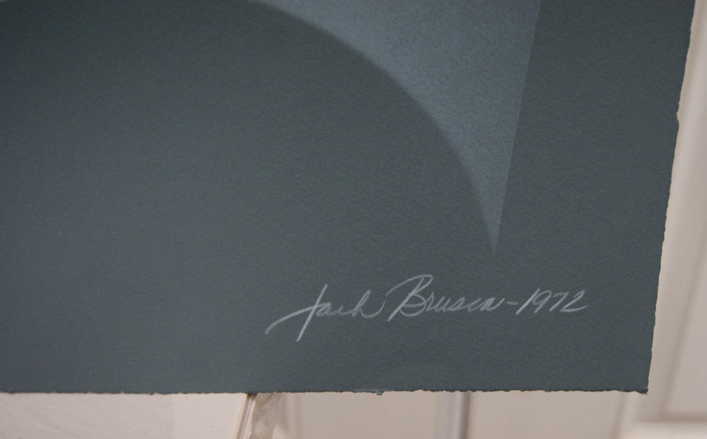 Jack Brusca « Seven » Limited Edition Print 41/150 « Unframed » Signed & Dated 1972