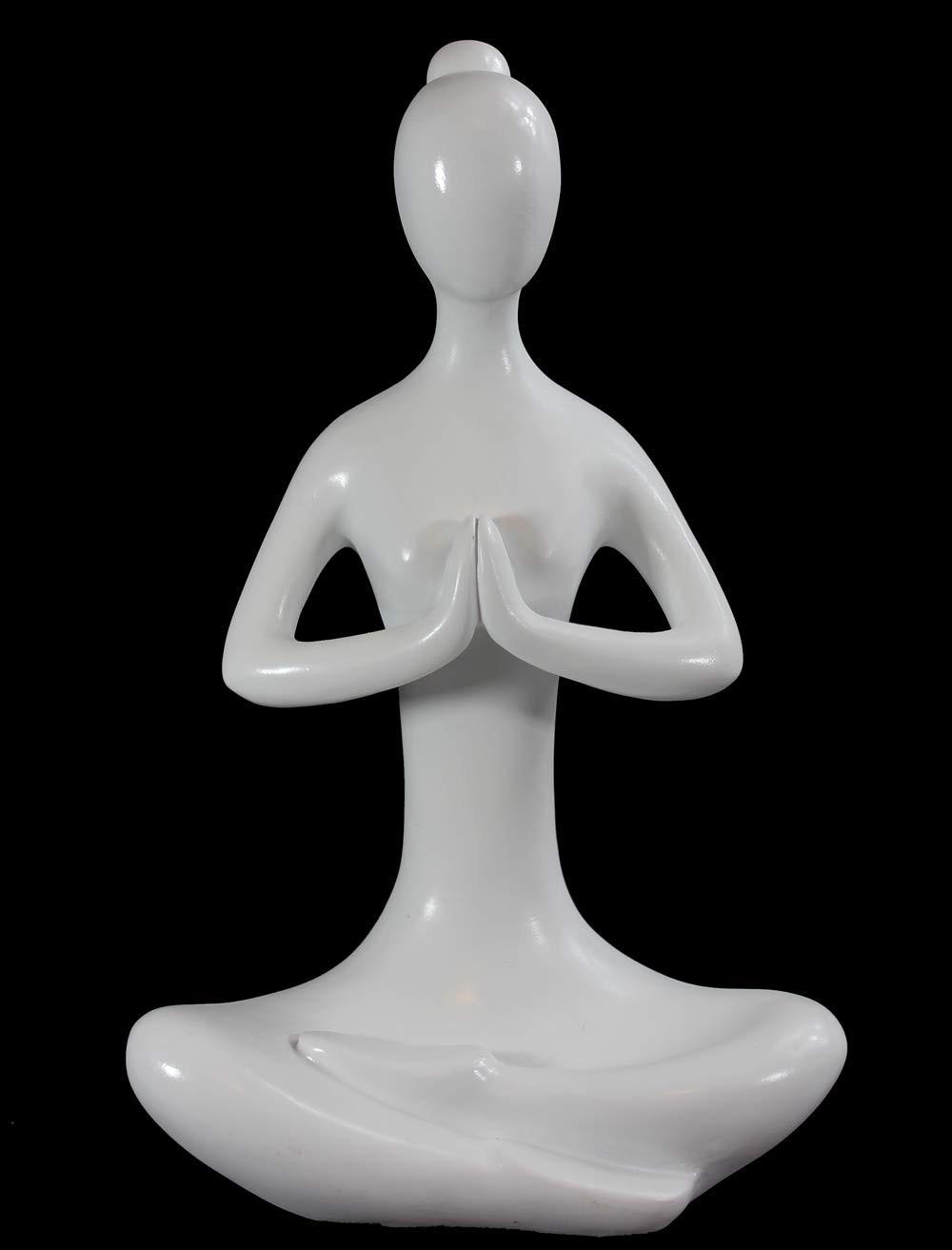 Yoga Pose Statue/Sculputure Gifts for Women, Home or Room Decor, White Prayer…