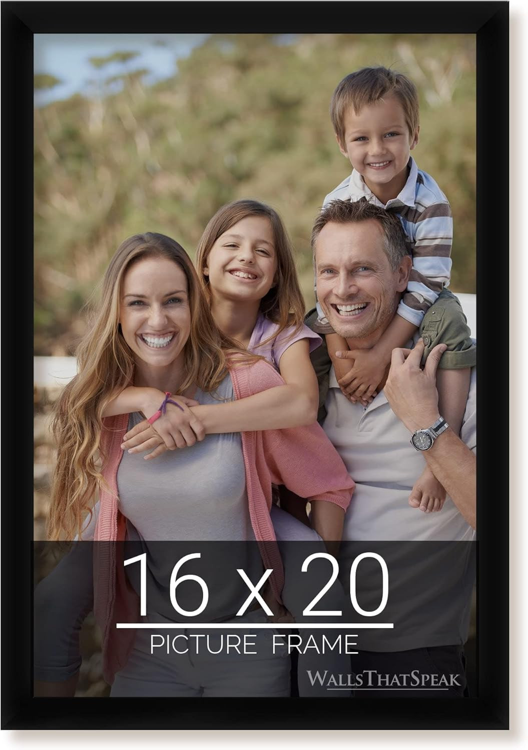 16X20 Black Picture Frame for Puzzles Posters Photos or Artwork