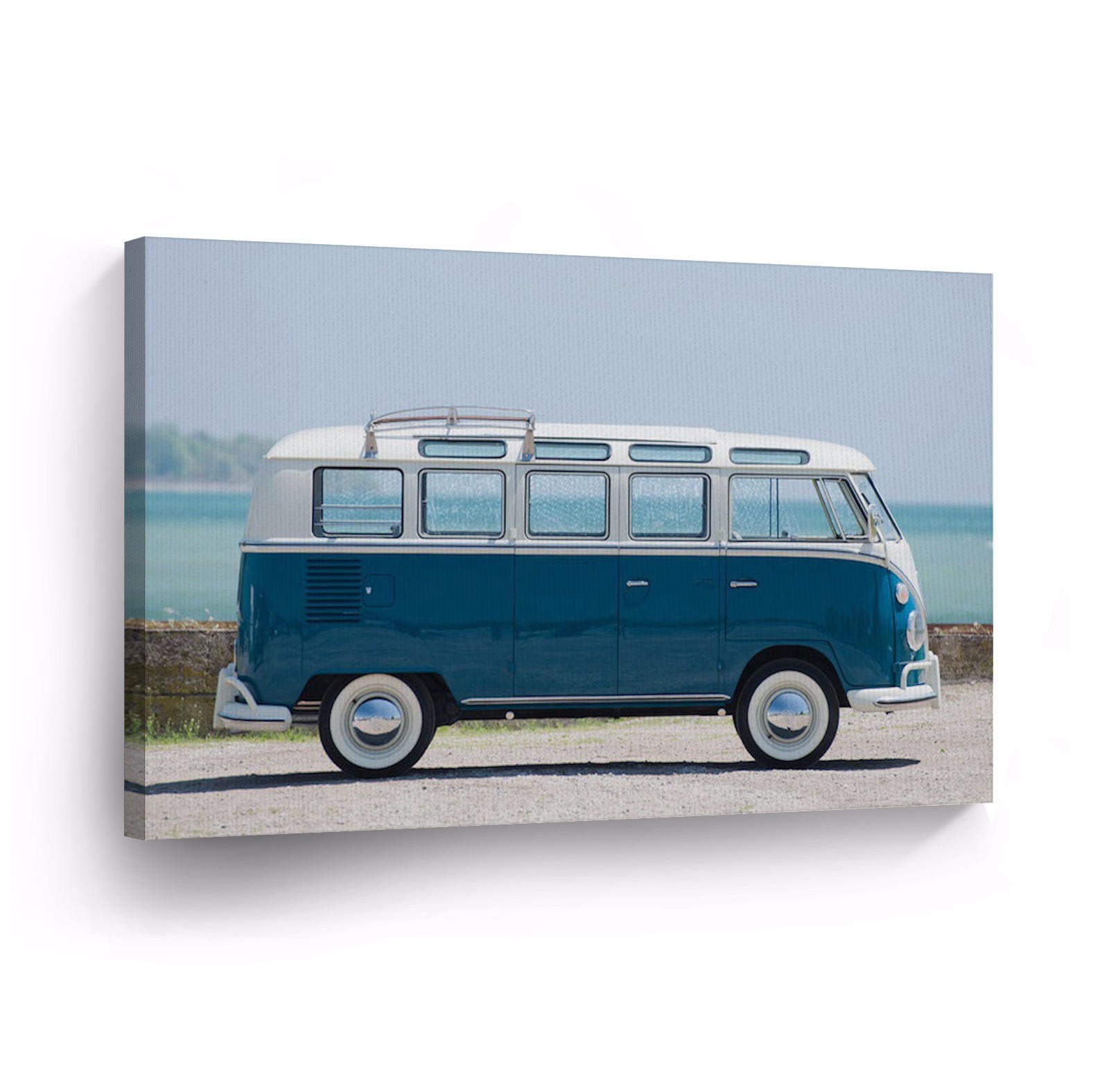 Canvas Wall Art Photo Print VW Classic Vintage Car Bus Camper Volkswagen VWH40