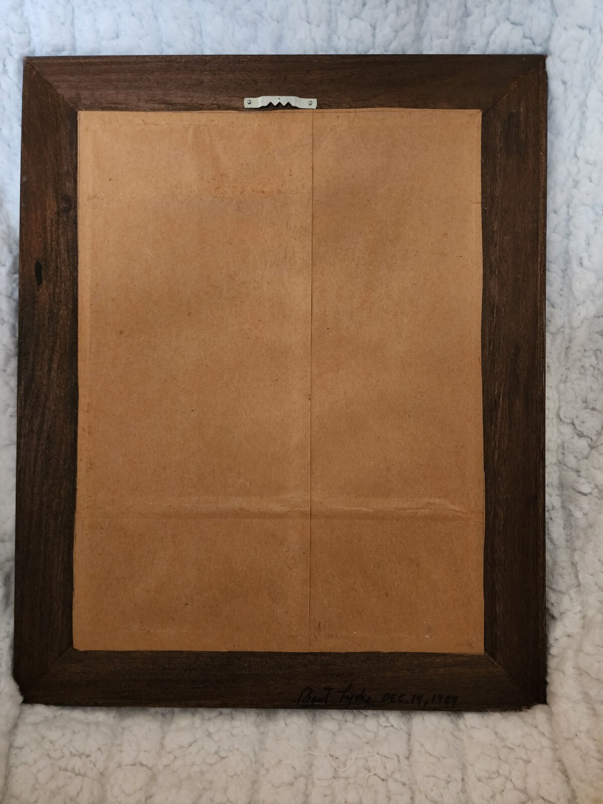 VINTAGE FRAMED LEAF ART Approx 12 x 15