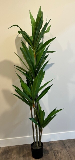 ** 5 FT ARTIFICIAL DRACAENA TREE ** HOME DECOR — ARTIFICIAL TREE