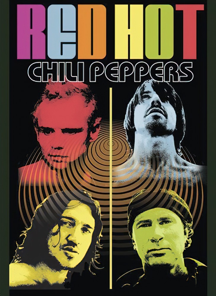 Red Hot Chili Peppers – Music Poster (Color Band Montage – Rhcp) (Size 24 X 36&Prime;)