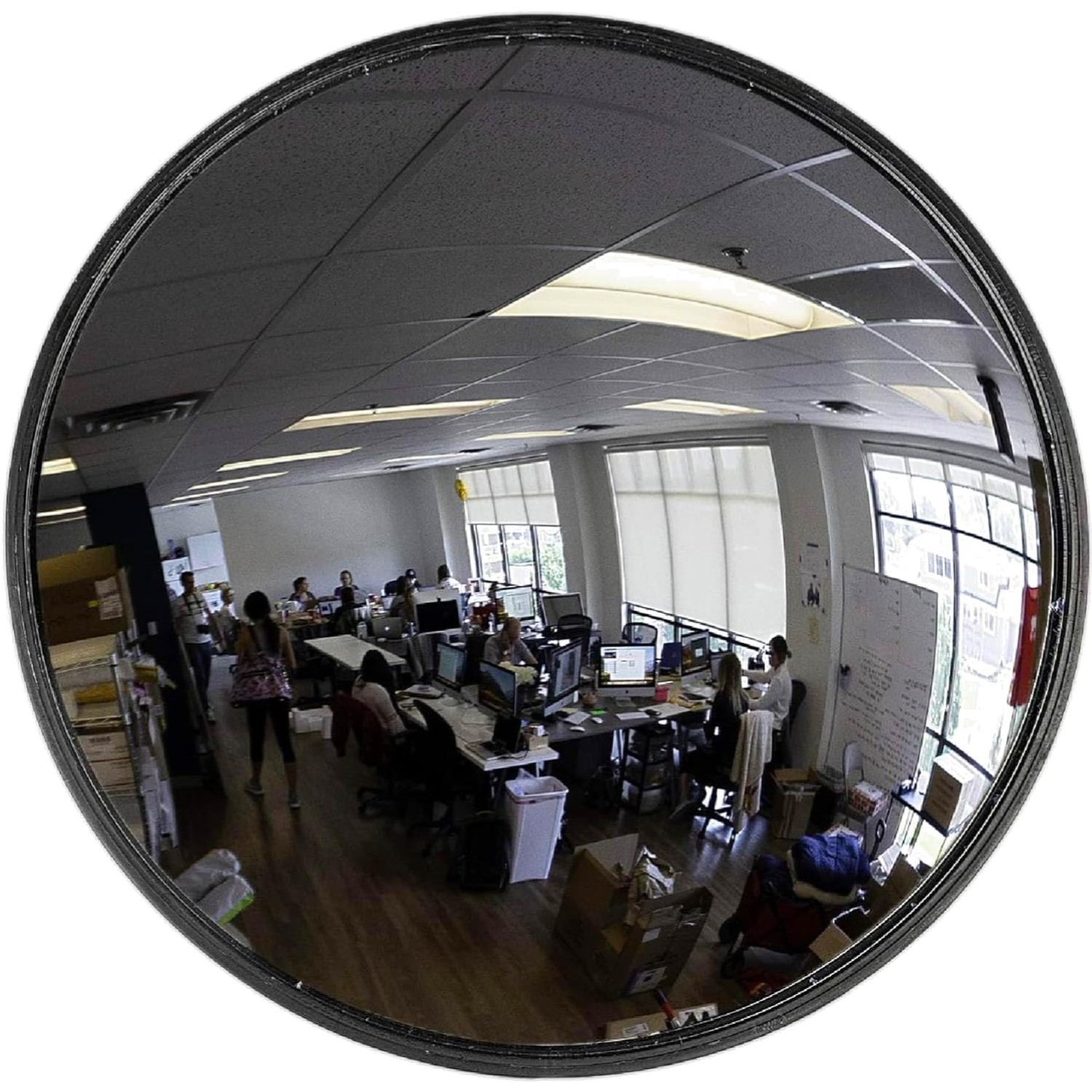 12&Prime; Round Acrylic Convex Mirror for Enhanced Visibility and Safety Monitoring
