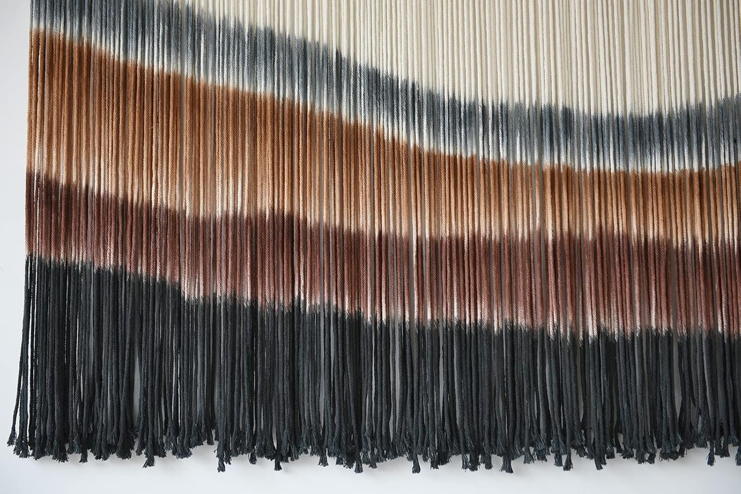 Macrame Wall Hanging Decor Large Tie-Dye Geometric Cotton Home Art