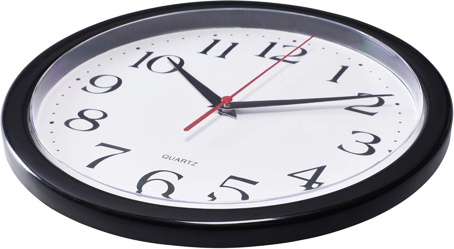 Modern 10-Inch Quartz Wall Clock – Silent Operation for Classroom & Workspace