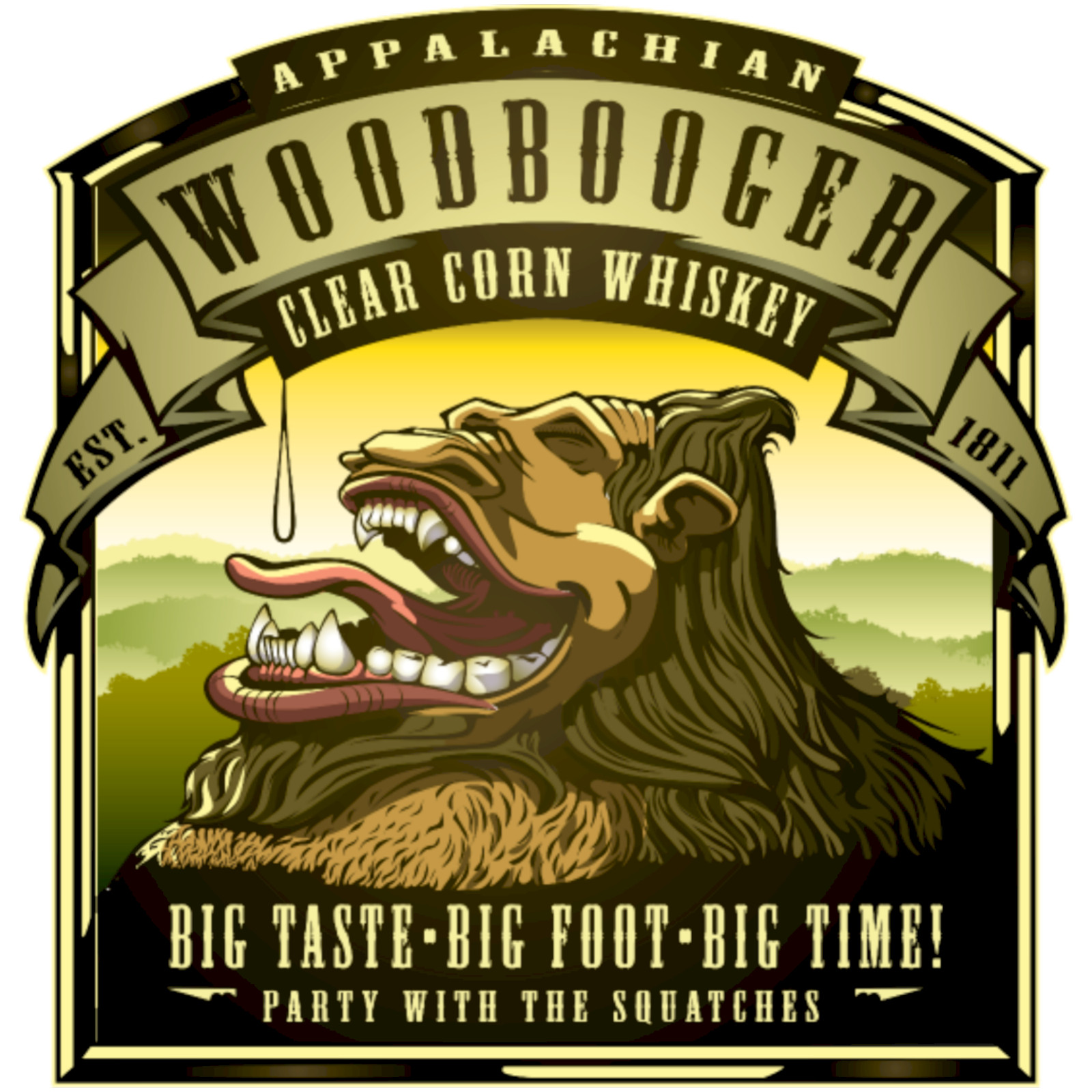 WOOD BOOGER Sublimation Print Ready to Press, Heat Transfer PICK YOUR SIZE