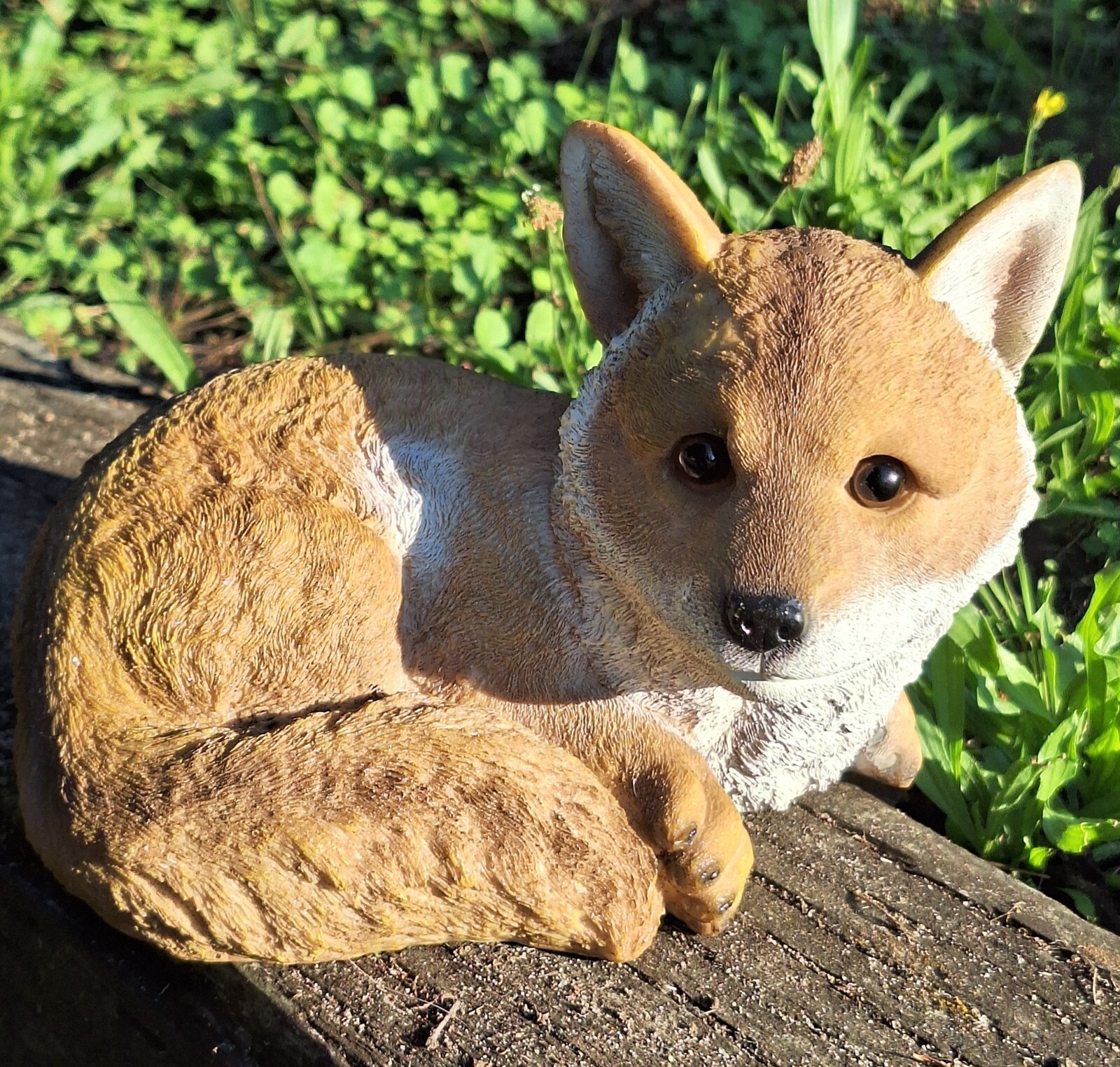 Design Toscano Diablo the Baby Red Fox Statue in Designer Resin