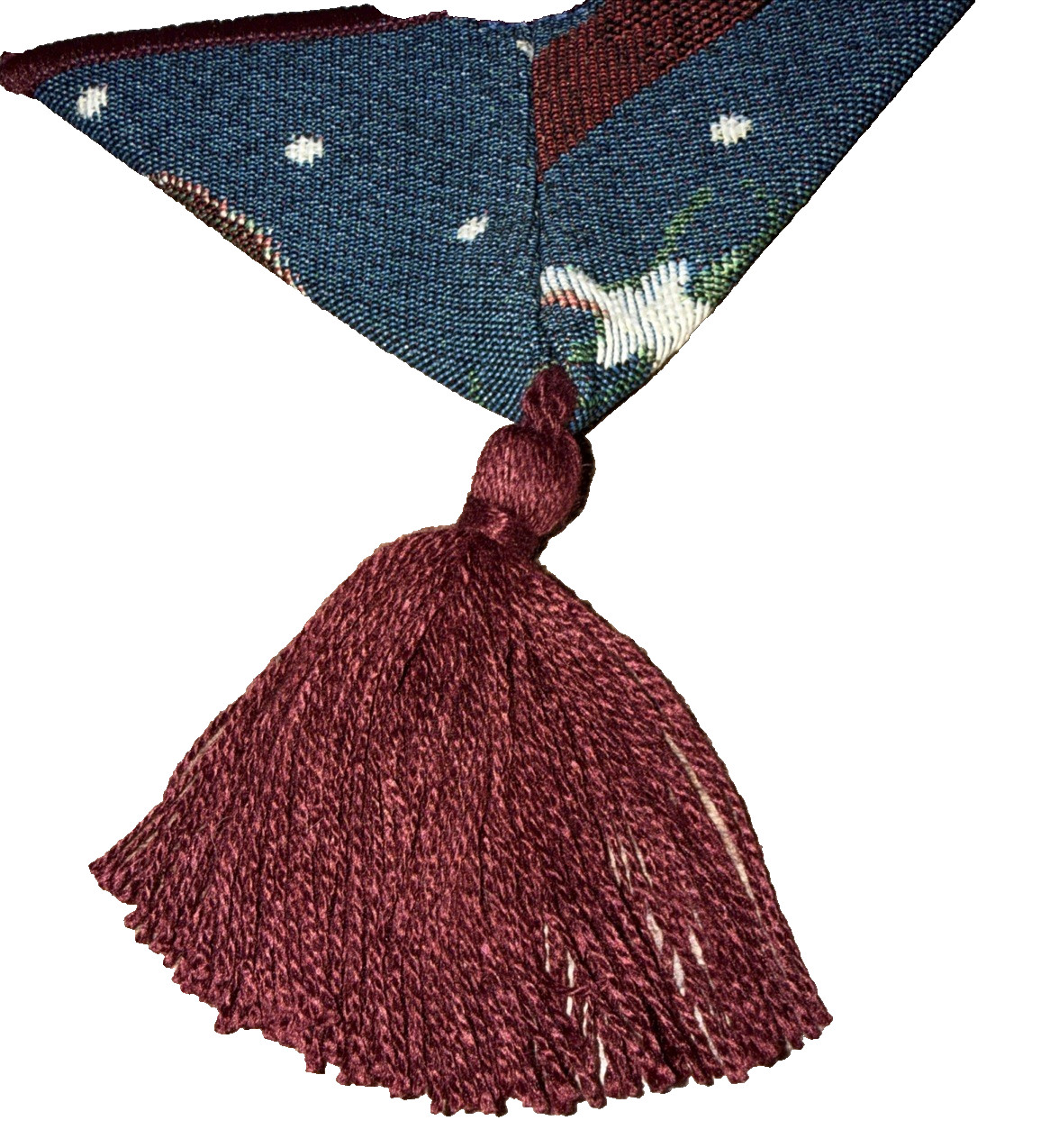 Christmas Holiday Tapestry Bell Pull Wall Hanging Star Lantern