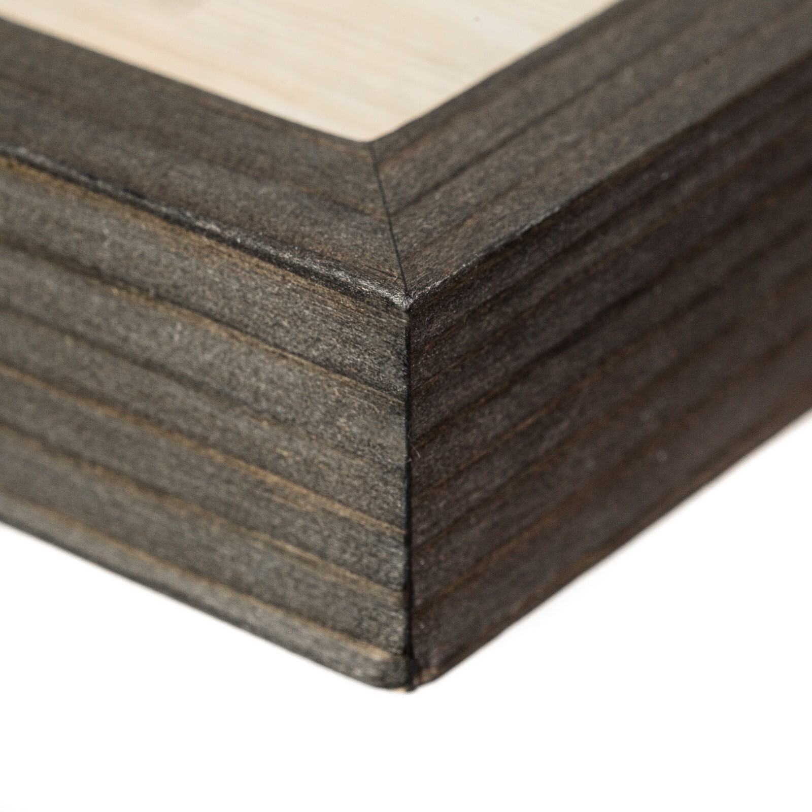 Rustic Colorful Wooden Picture Frames – Natural Solid Wood with Thick Borders