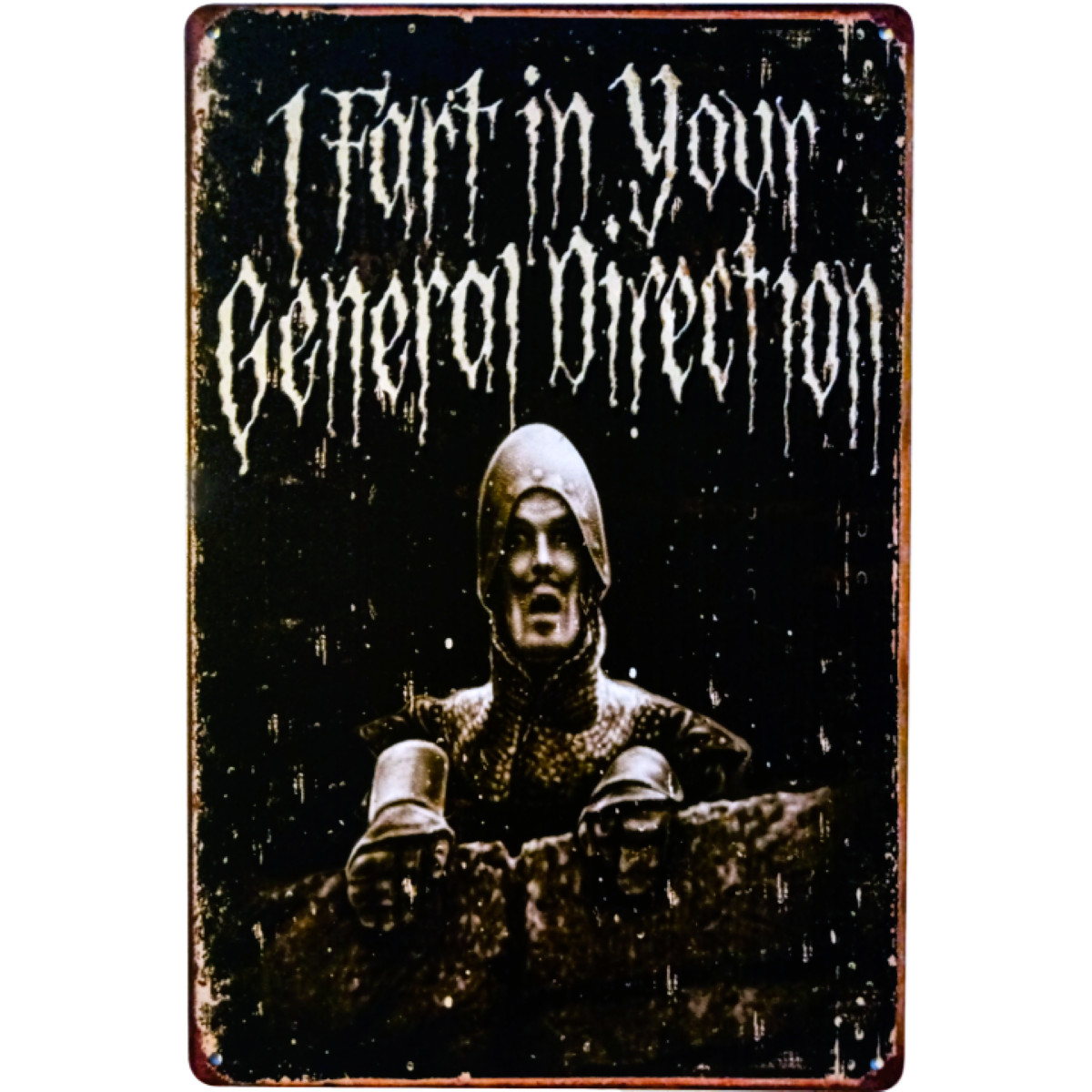 Monty Python Metal Sign Holy Grail Cult Classic Film Vintage John Cleese 12&Prime;x8&Prime;