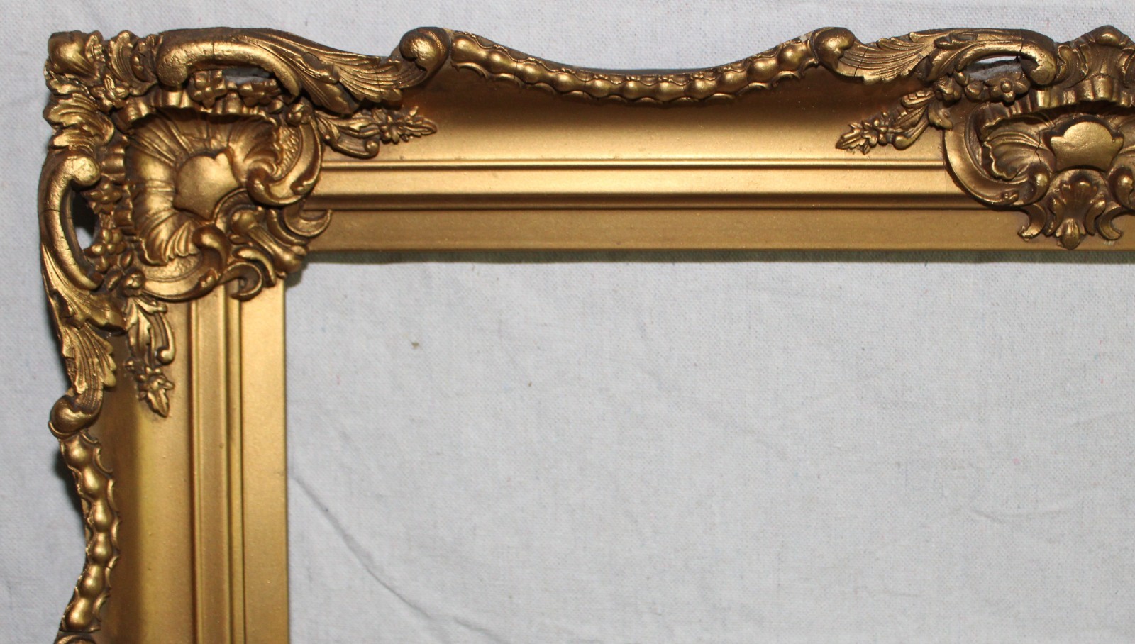 ANTIQUE FITS 14 X 17 FRENCH BAROQUE PICTURE FRAME ORNATE WOOD GOLD GILT FINE ART