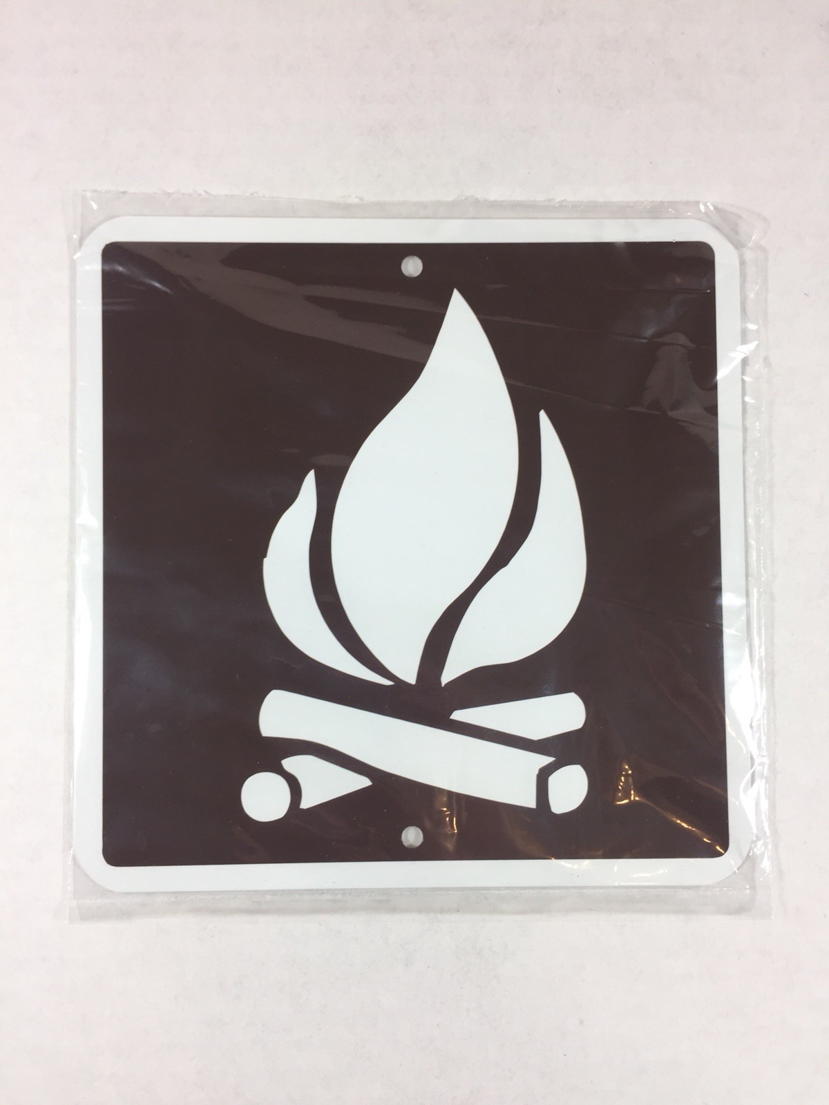 Campfire Camping Metal Parks Firepit Fireplace Fire Sign 6&Prime;x6&Prime; (NEW)