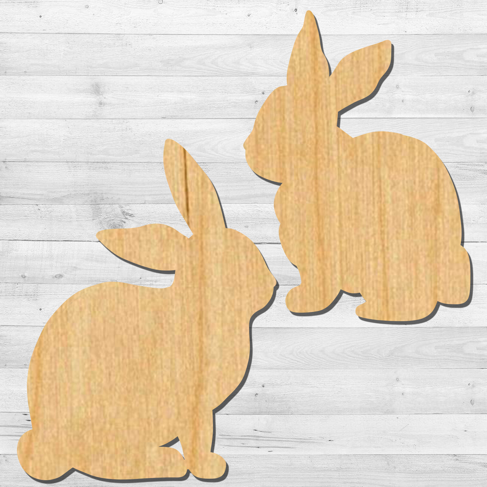 Bunnies Cut out, Wood plaque sign,Home decor,wood Crafts,Craft supply