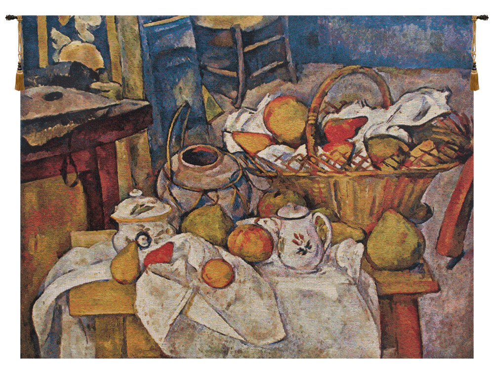 Cezanne Basquet on Table Belgian Tapestry Wall Hanging