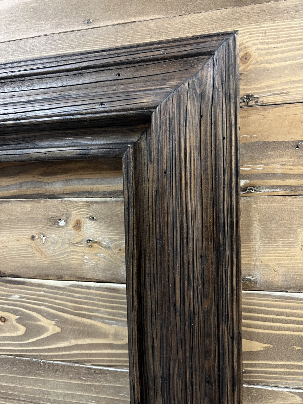 12 x 18 In Stock-Western style picture frame, wood rustic frame, rustic decor.