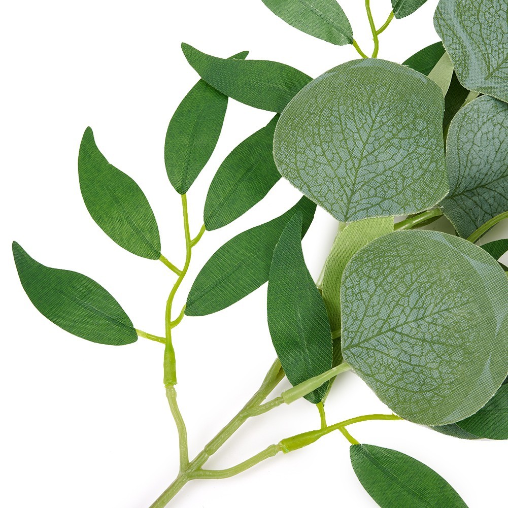 Artificial Eucalyptus Garland Hanging Fake Plant Leaves Trailing Vine Ivy Rattan