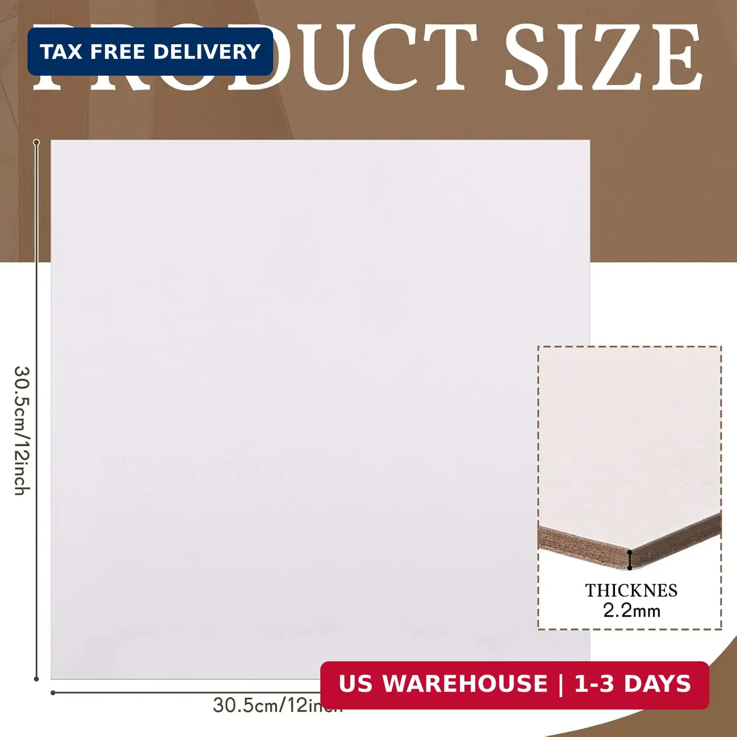 20 Pcs Book Board, Binders Board Chipboard Designer Bookboard Kraft Heavy Duty C