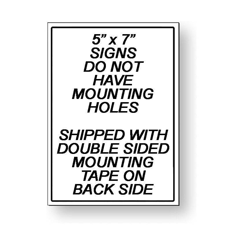 Delivery Instructions Please Place Packages In Bin Sign / Decal / Usps Ms037