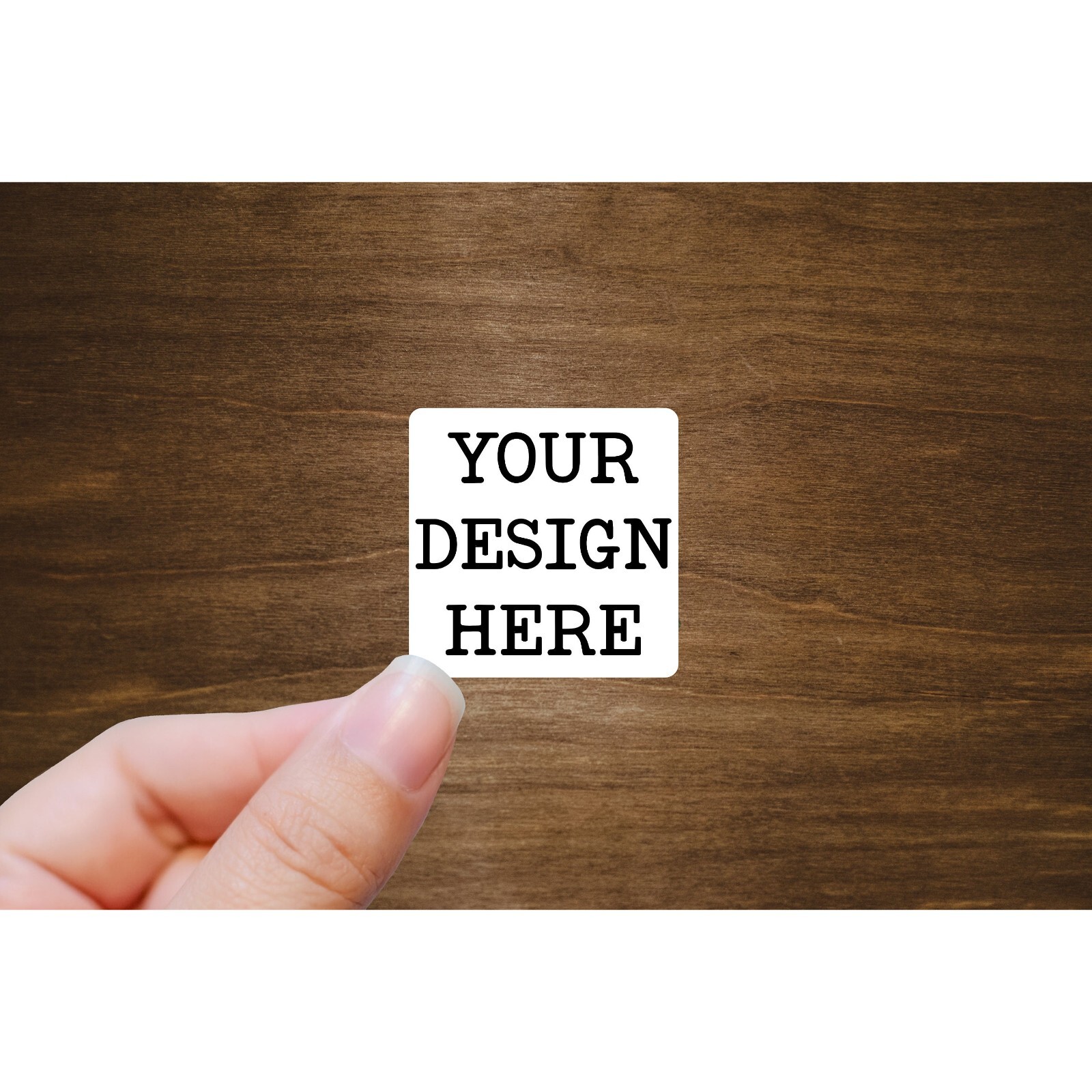 Custom Stickers From Your Design or Any Text 2&Prime; x 2&Prime;, 2&Prime; x 1&Prime;, 3&Prime; x 1&Prime;