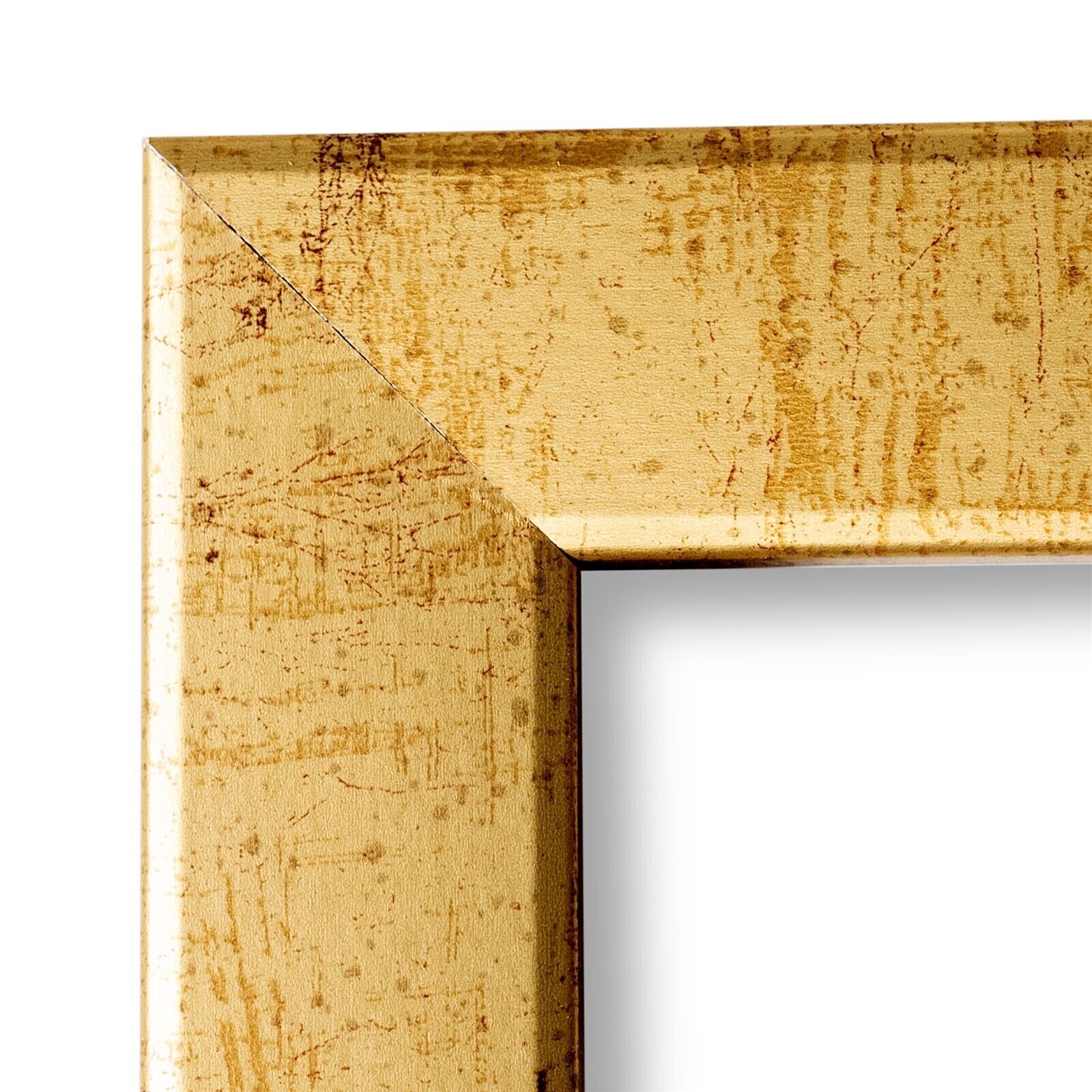 US Art Frames 1.25&Prime; Flat Antique Gold MDF Picture Frames for Wall Decor, CS2