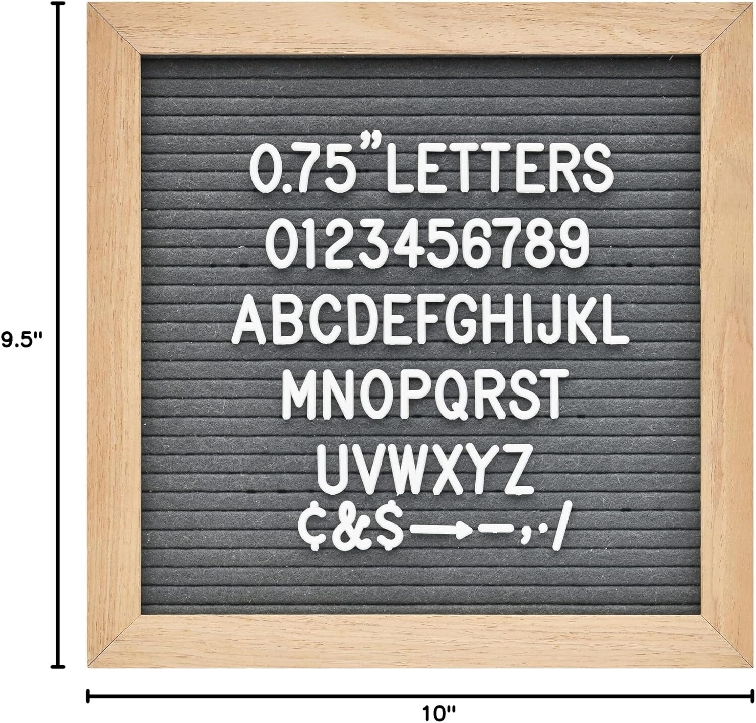 Versatile 3/4 Inch White Plastic Letters, Numbers & Symbols for Any Occasion