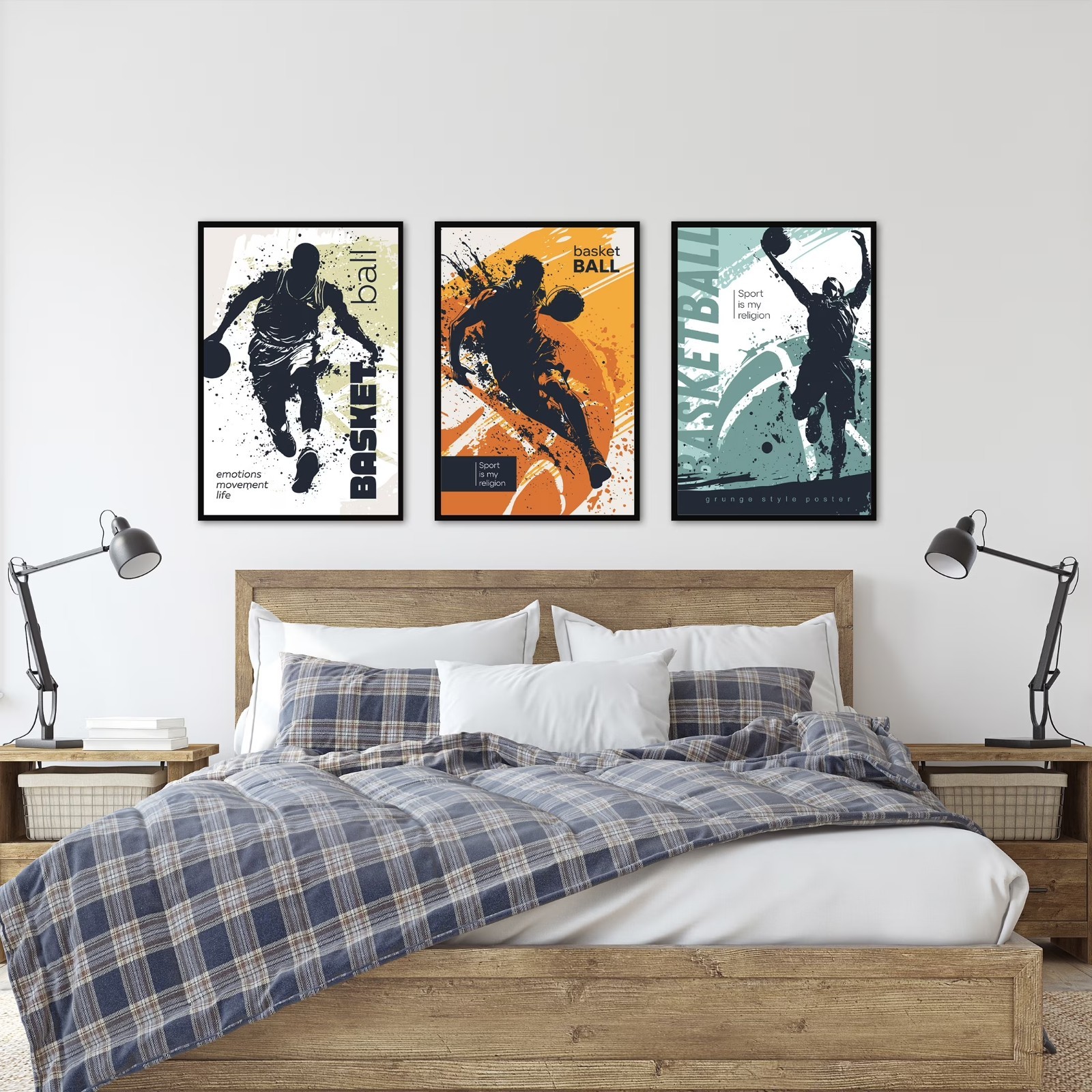 Mainstays 24×36 Picture Frame, Black Flat Profile Wall Photo Frame.