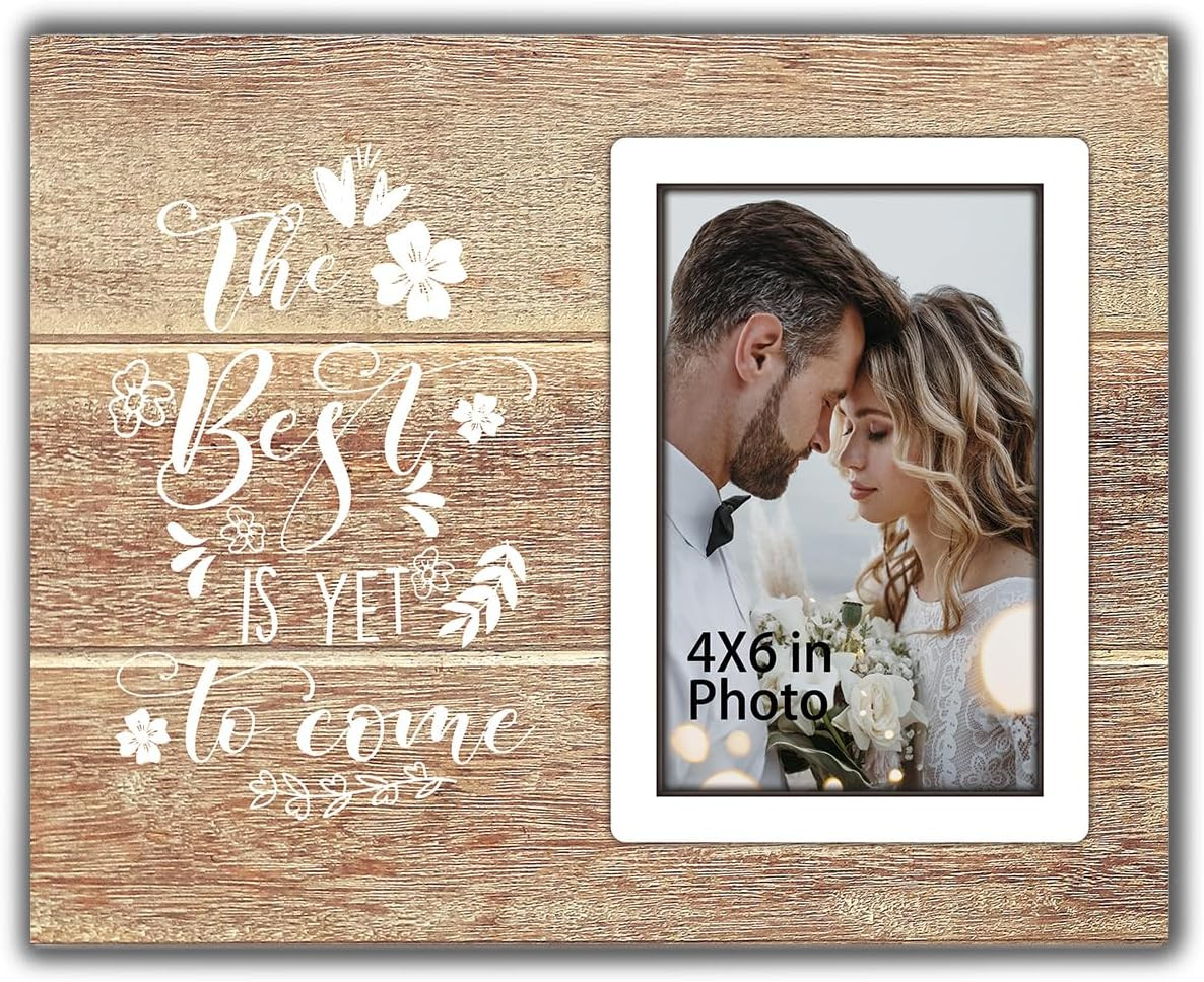 Engagement Picture Frame, Wedding Photo Frame, Wedding Frames for the Couple Wed