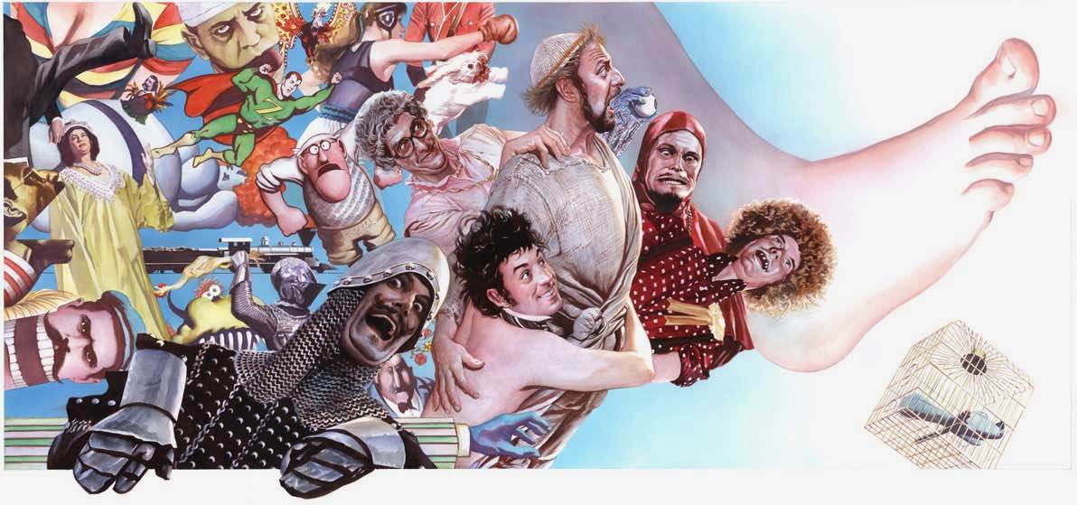 Monty Python Python&rsquo;s Flying Circus Fine Art Tribute Lithograph & Canvas Artwork
