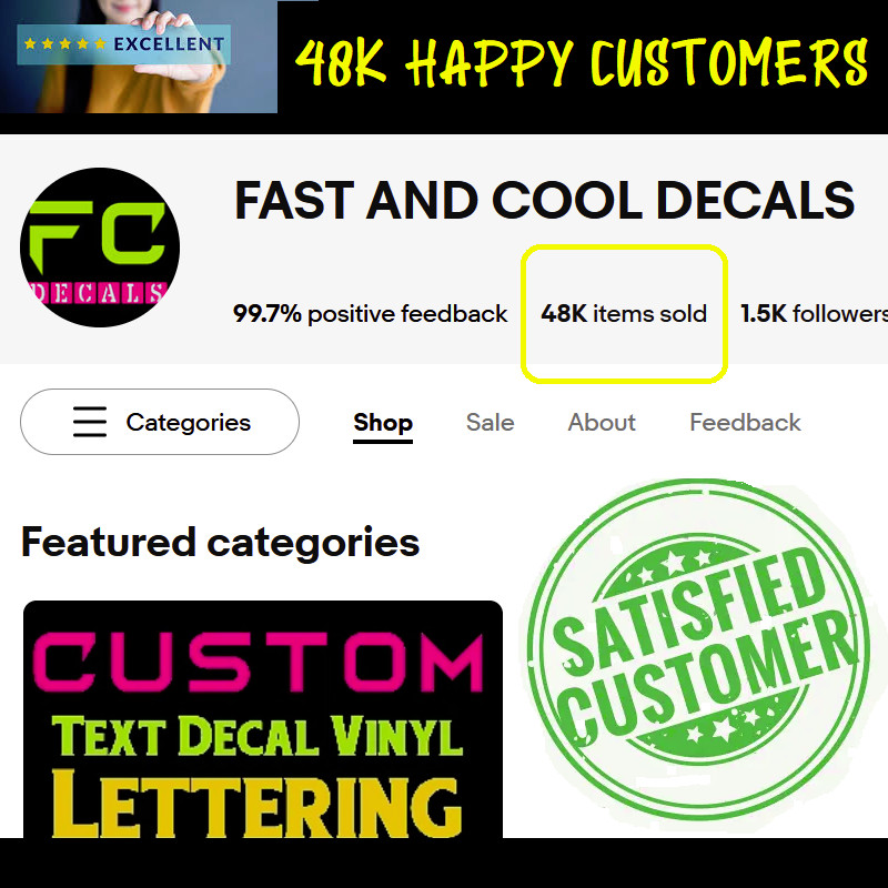 Custom Personalized Vinyl Lettering Name Decal Sticker Car Window Tumbler Flask