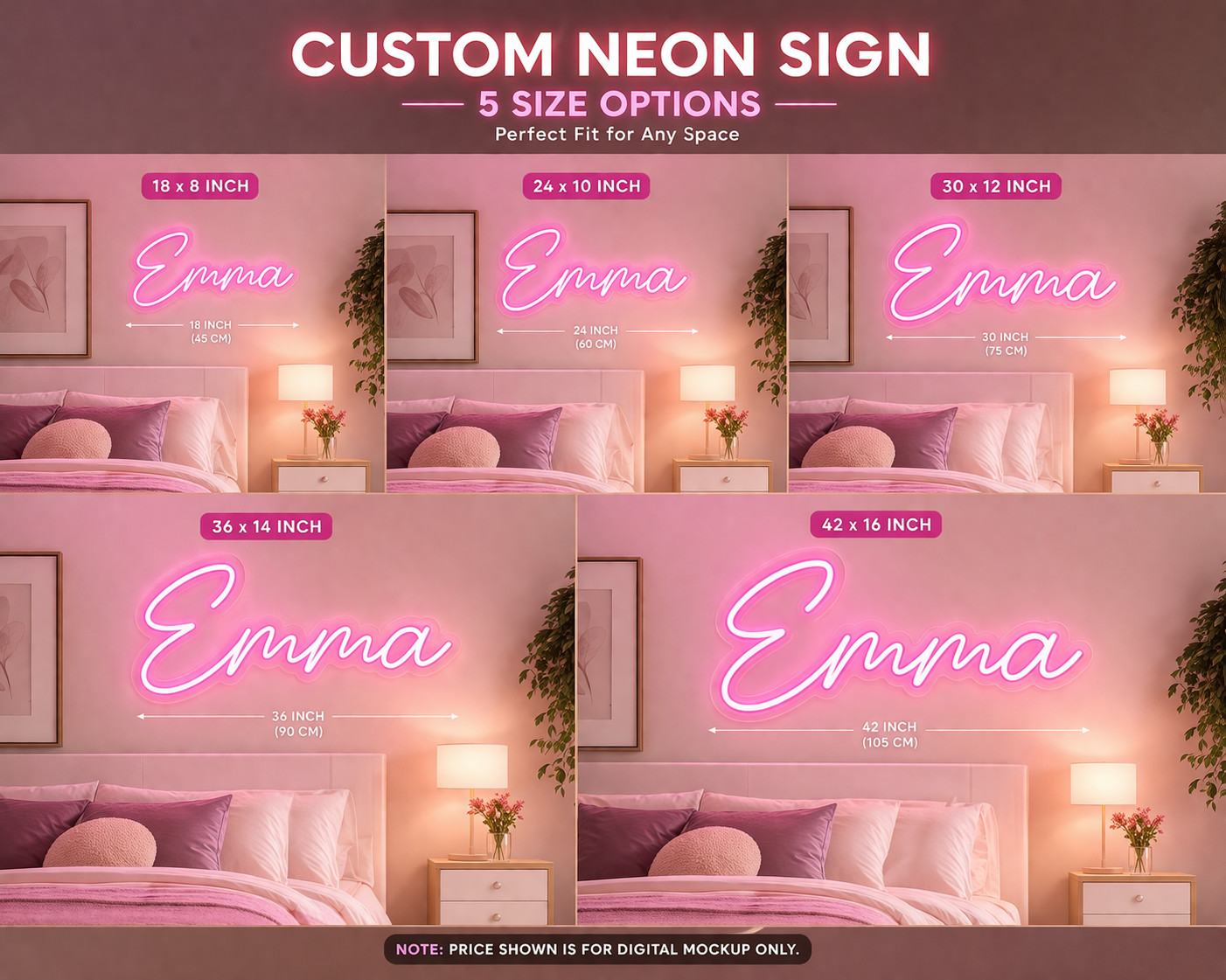 Custom Neon Light Personalized LED Sign Business Logo Wall Decor