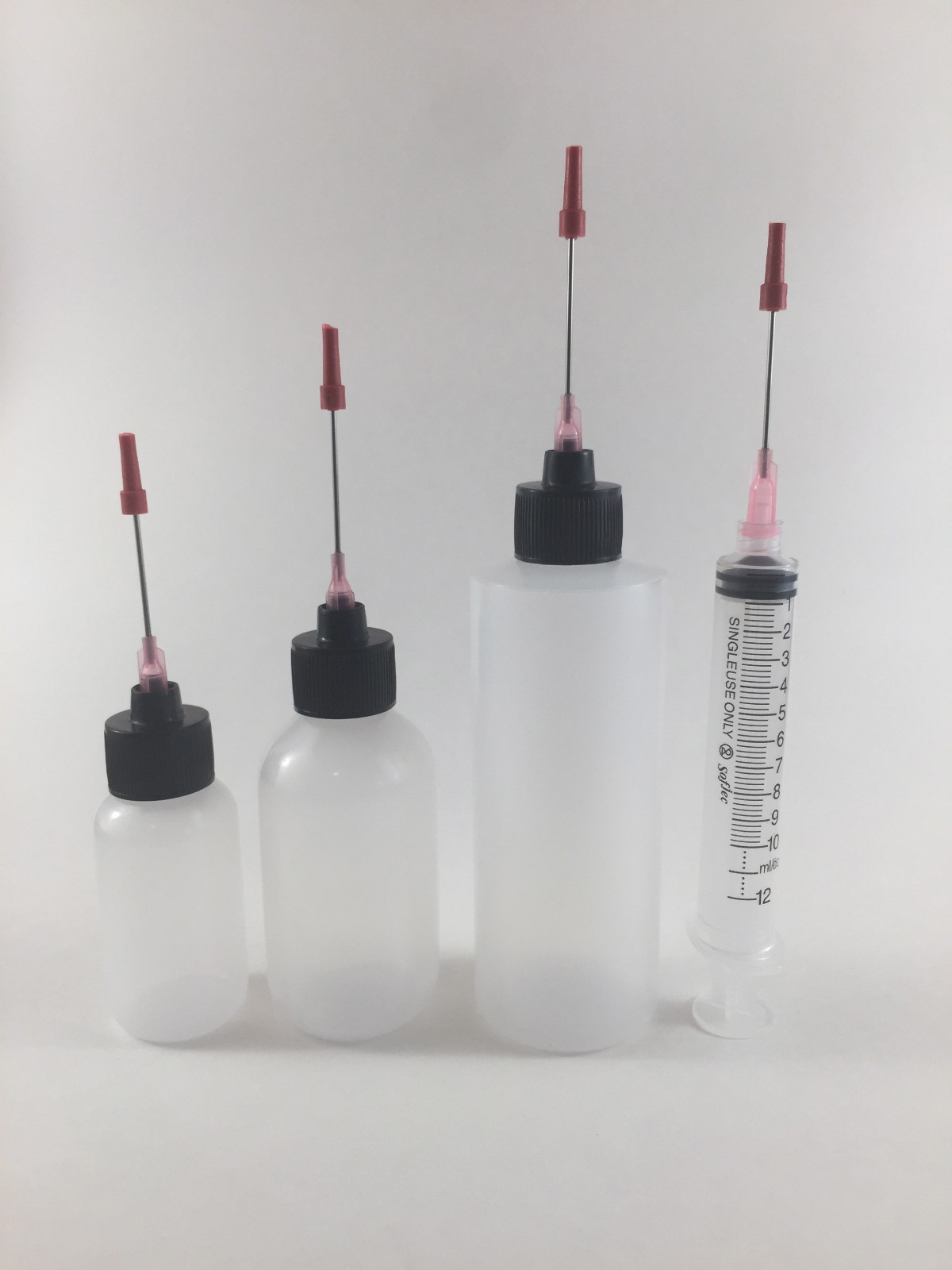 Plastic Squeeze Bottles 1oz,2oz,4oz,10ML Syringe 1.5&Prime; Applicators For Clock Oil
