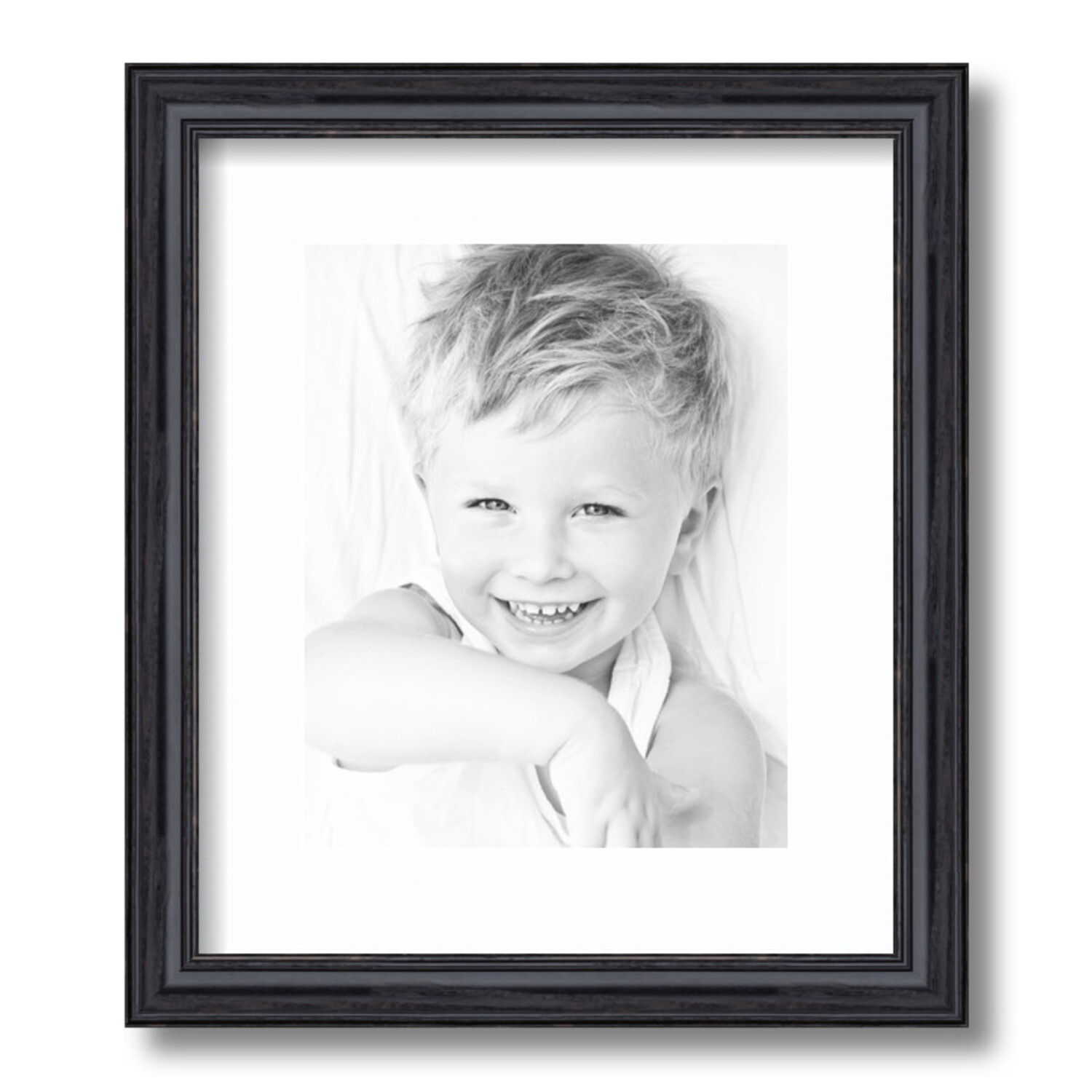 ArtToFrames Matted 12×14 Black Picture Frame with 2&Prime; Mat, 8×10 Opening 4083