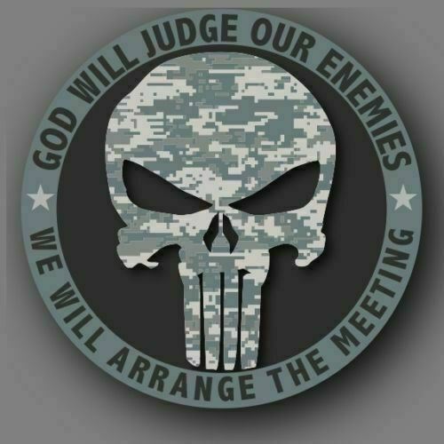 SKULL CAMO US ARMY MILITARY FROM 2&Prime; TO 50&Prime; CAR TRUCK DECAL STICKER USA