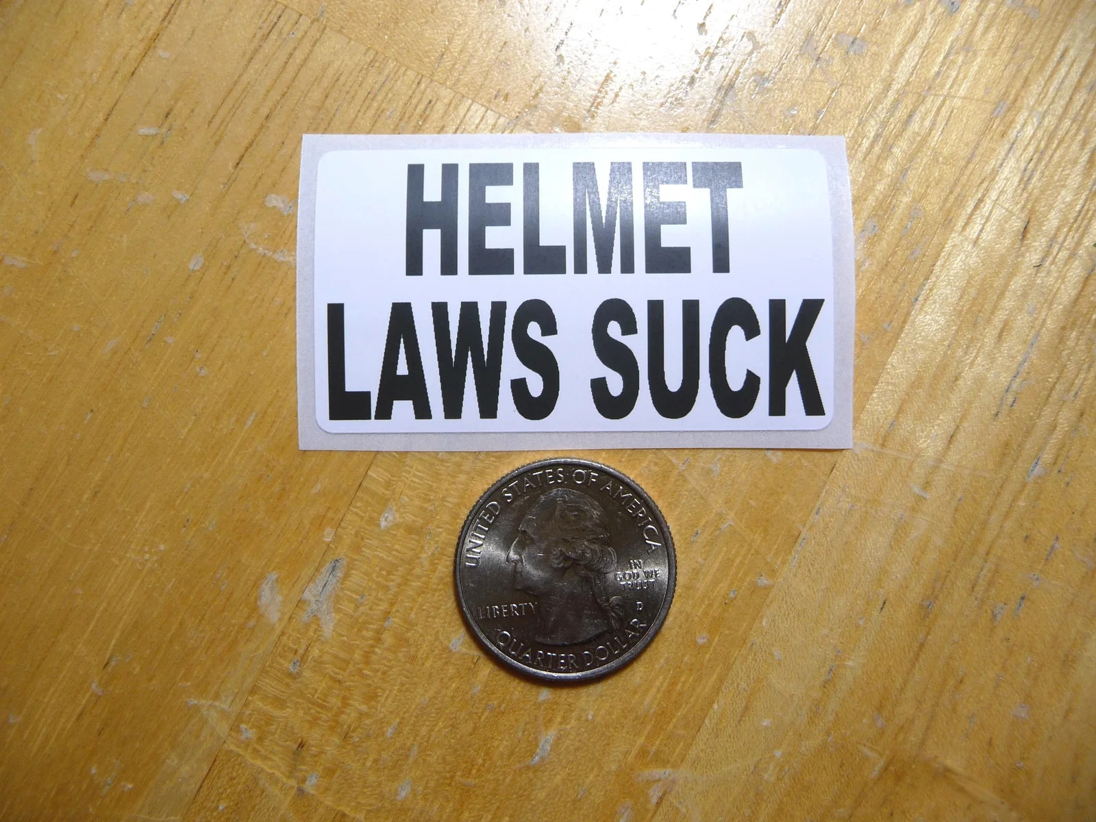HELMET LAWS SUCK STICKER DECAL 1 – 50 BULK PACK FUNNY MOTORCYCLE BIKING