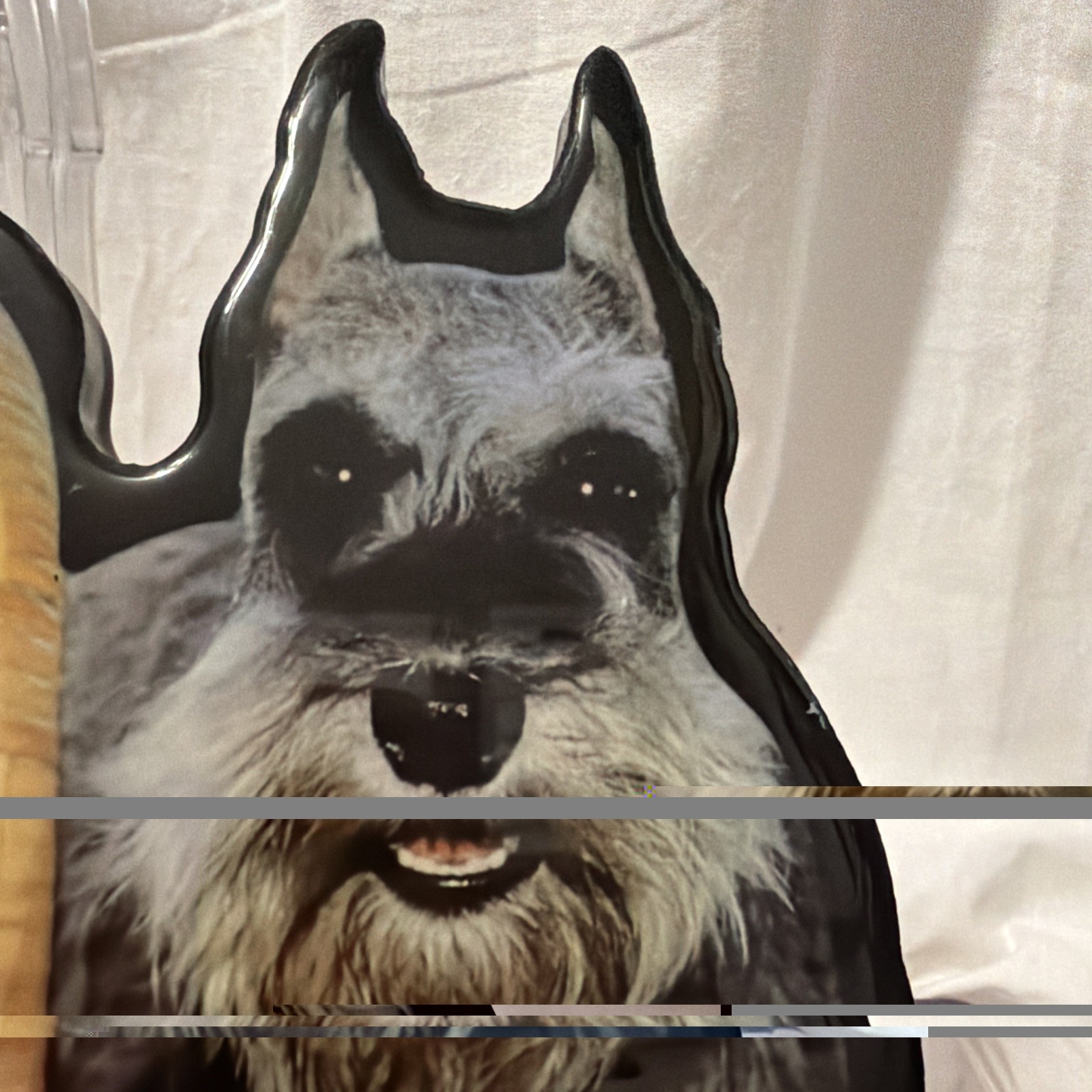 Schnauzer Dog Leash Hanger Key Rack Holder 4 Hooks