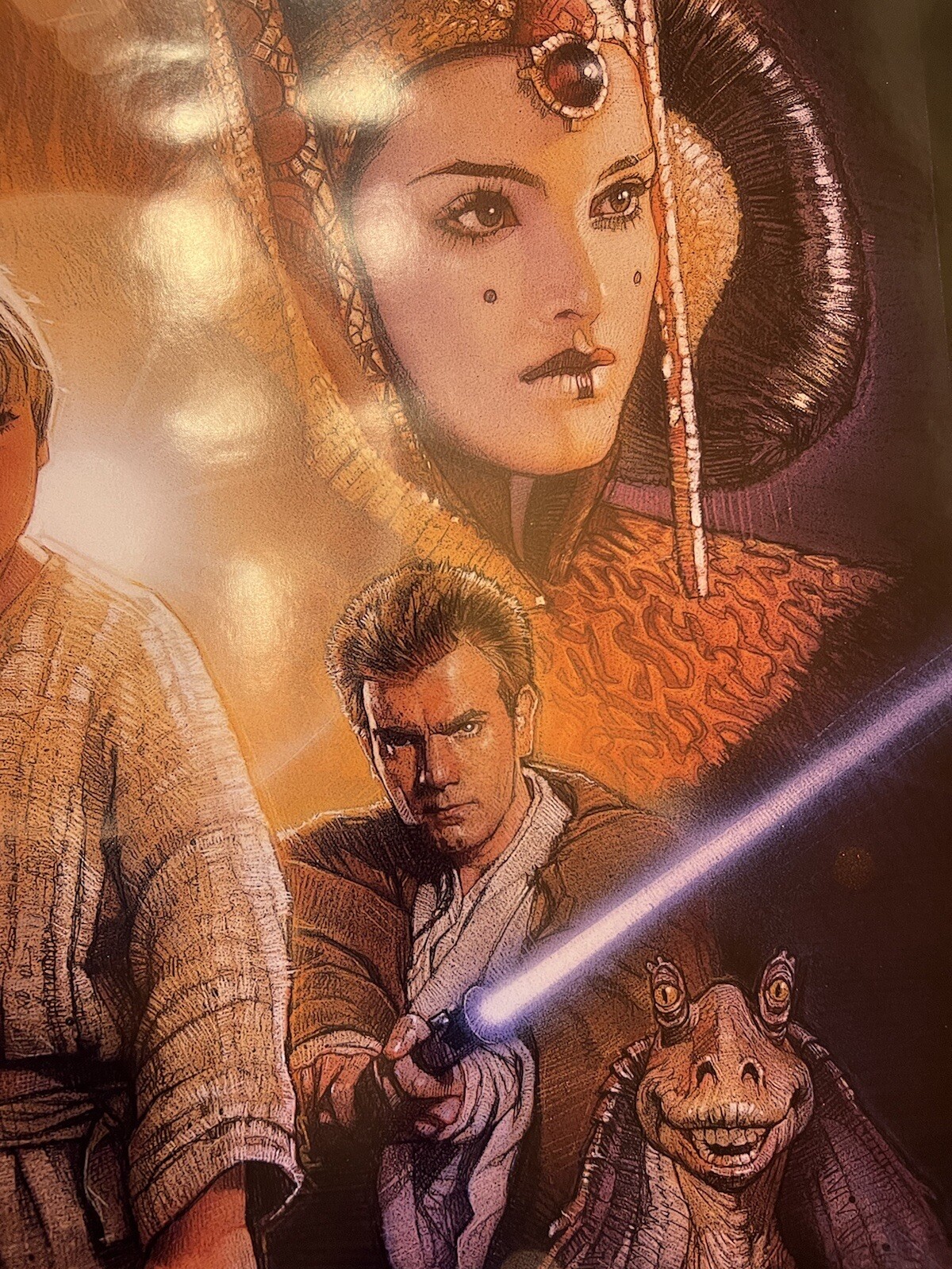 Star Wars Episode 1 Version B Movie Poster 26-5/8 x 36-3/4 Inches