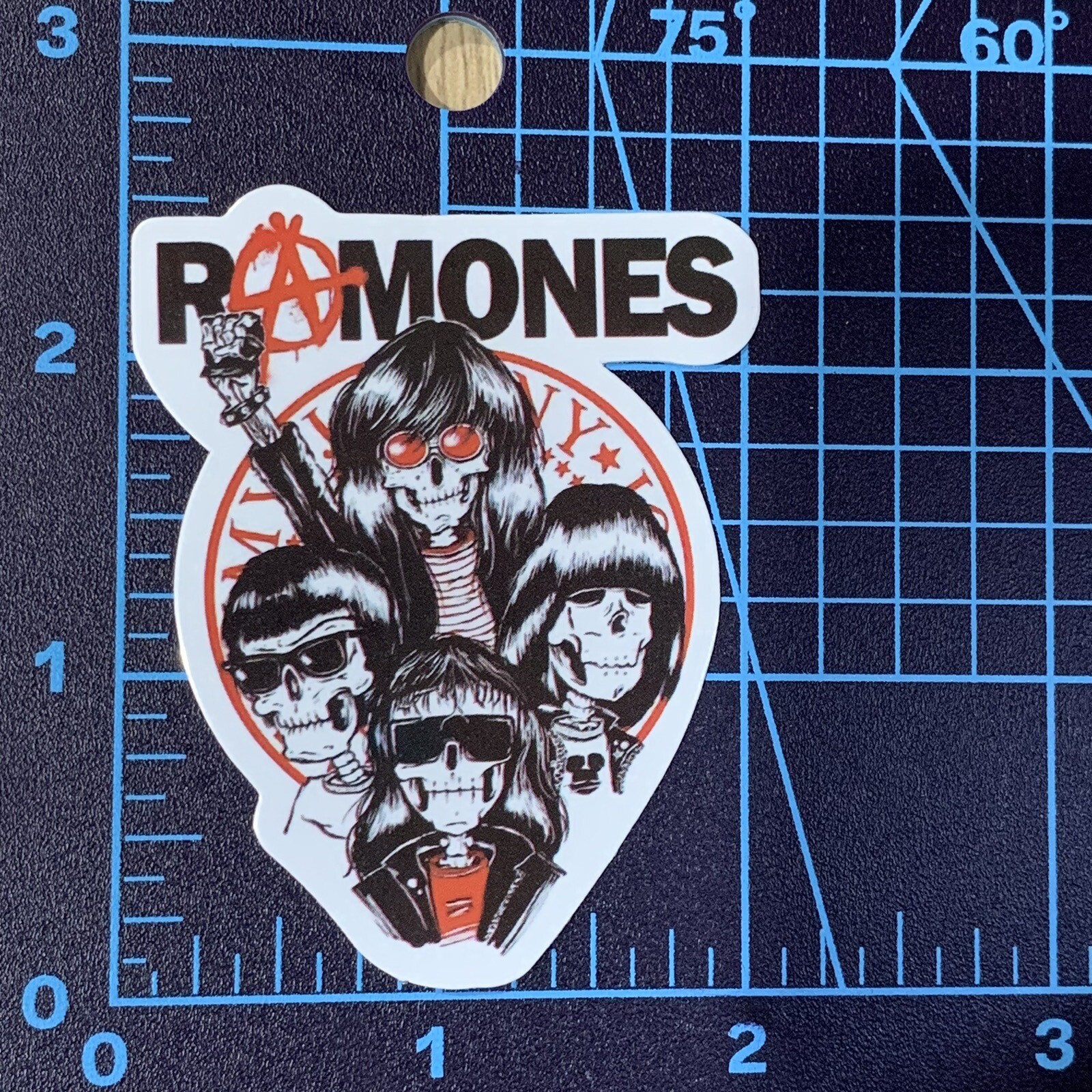 The RAMONES EMO Band Logo Vinyl Decal Sticker – Free Ship & Track