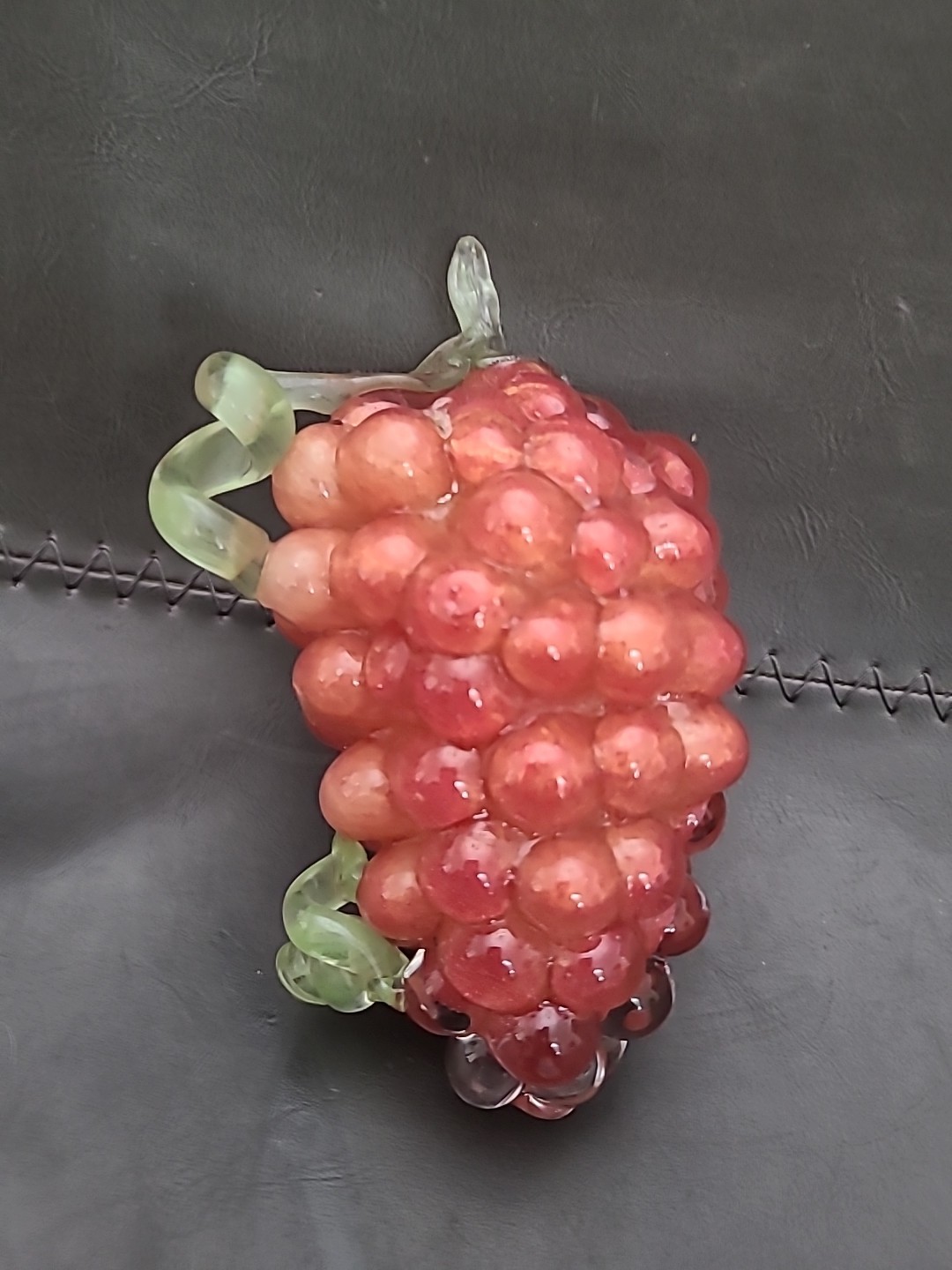 Vintage Made In Italy Murano Glass Grape Cluster SEE DESCRIPTION