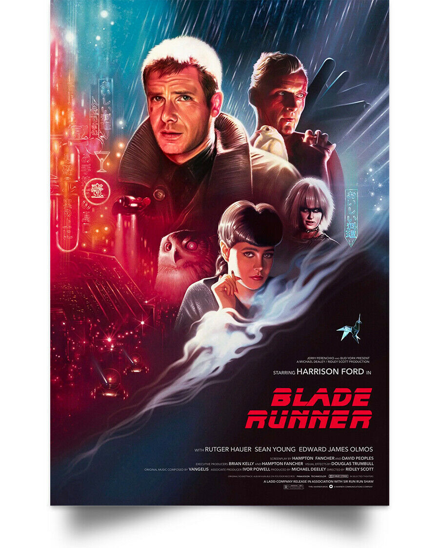 BLADE RUNNER (1982) Movie Poster Wall Art Decor Home – POSTER 20×30