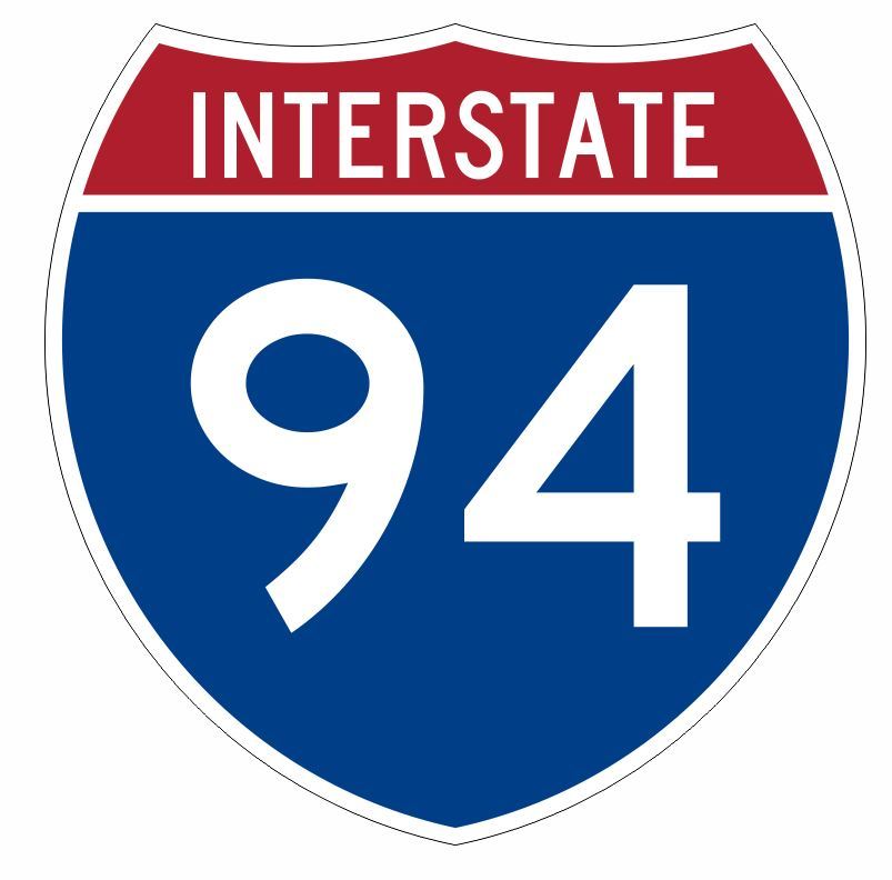 Interstate 94 Sticker Decal R941 Highway Sign