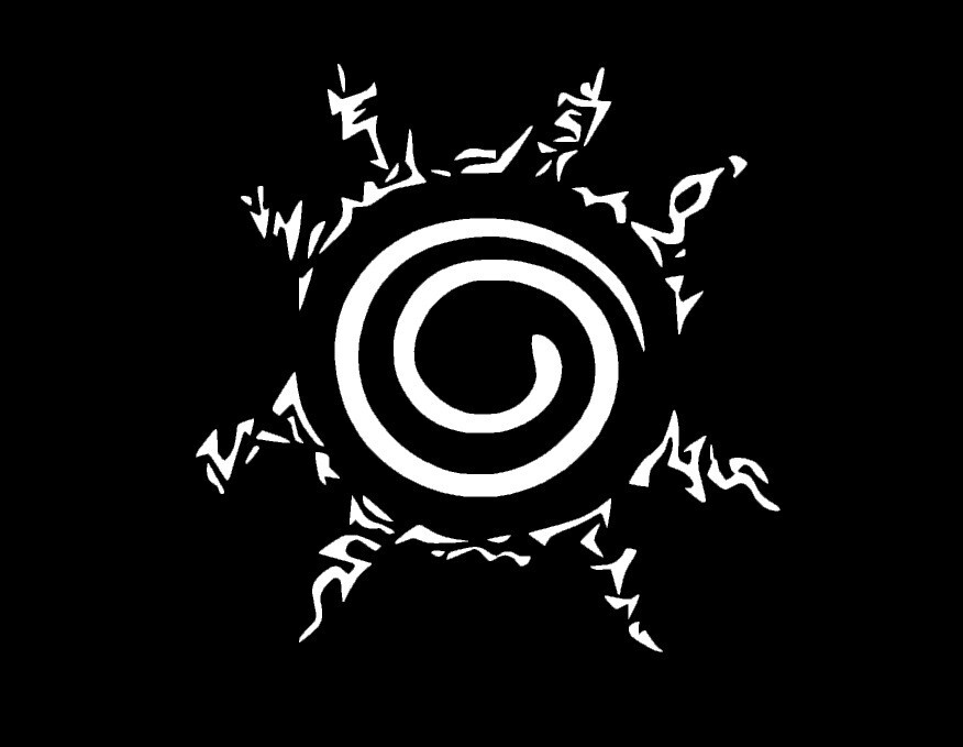 Naruto Nine Tail Fox Seal Symbol Anime Naruto Decal Sticker « 八卦の封印式 « 