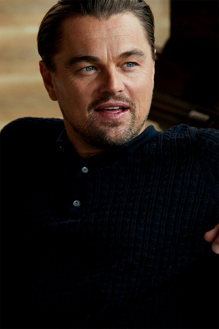 Actor Actress Leonardo Dicaprio In Black Jacket Wall Home Decor – POSTER 20×30