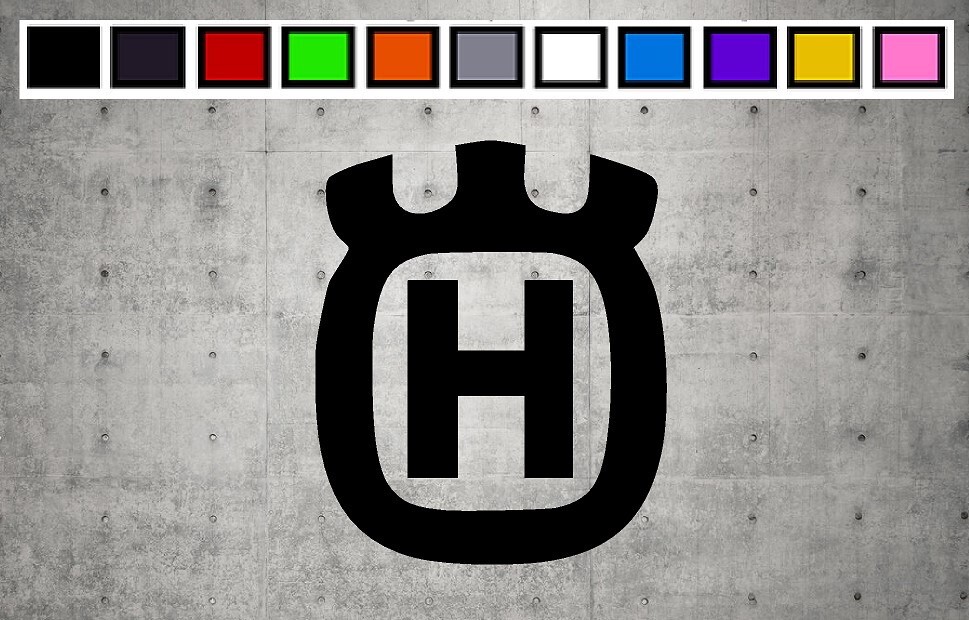 HUSQVARNA LOGO Vinyl Decal Sticker Emblem Car Truck Window 4&Prime; 6&Prime; 8&Prime;