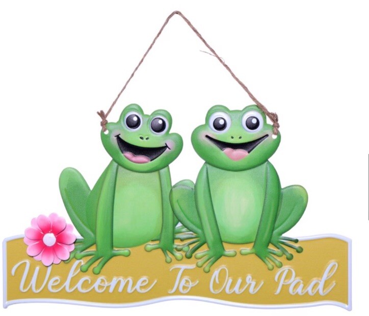 Summer Art Decorating Garden Plaque 12 In Wide Garden Welcome To My POD