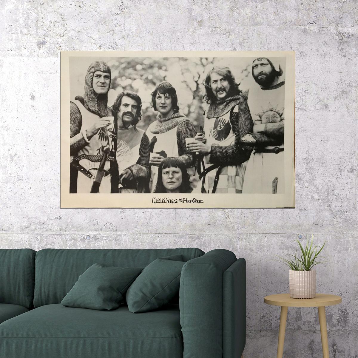 283519 Monty Python the Holy Grail Black White PRINT POSTER