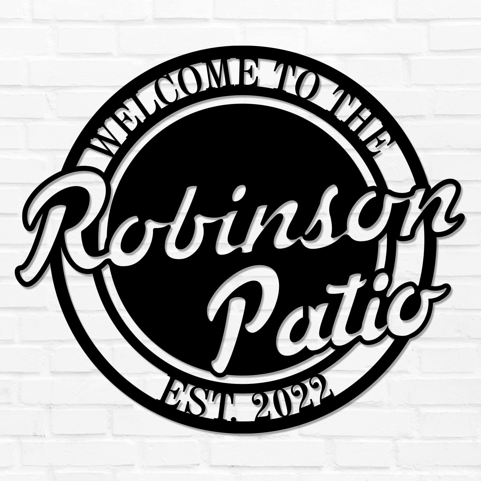 Personalized Patio Signs Outdoor,Personalized Outdoor Signs for Patio