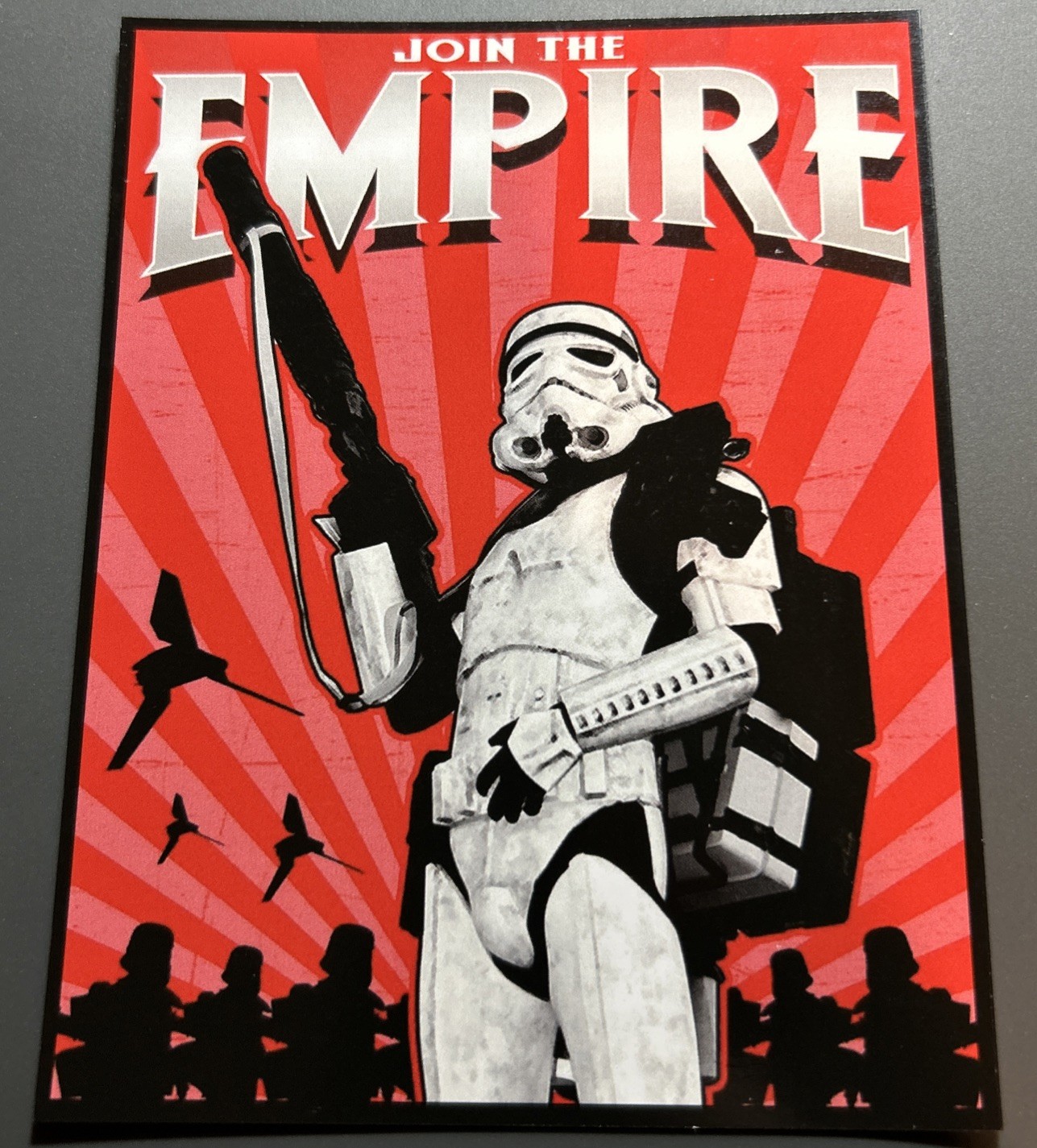 Large Magnet: STAR WARS – Join The Empire (Storm Trooper / Dark Side)