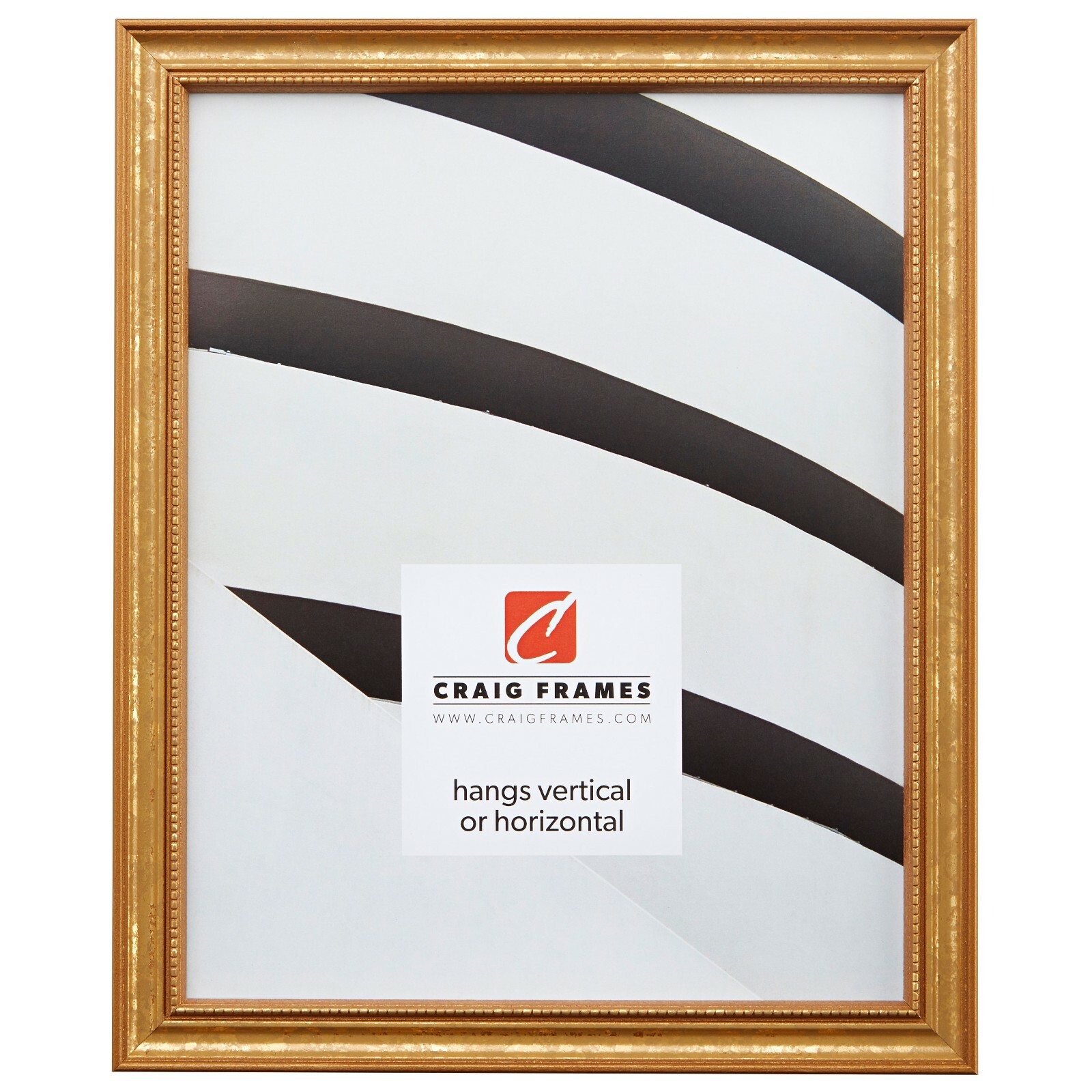 Craig Frames Stratton, 11×17 0.75 Inch Wide Traditional Aged Gold Picture Frame